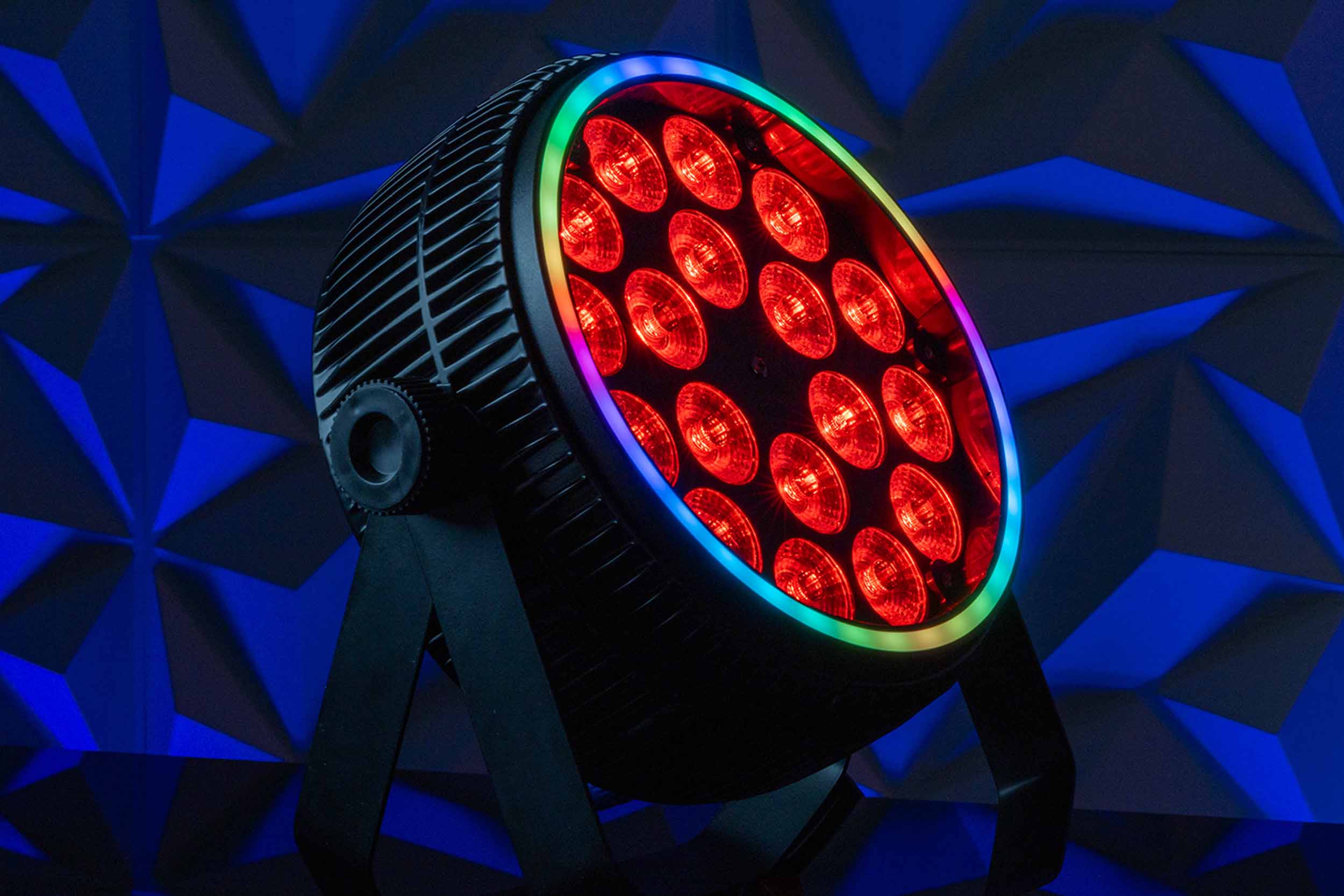 Colorkey CKU-5073 Halo Par HEX 18P - 18x10W RGBWA+UV LED Wash Light with Pixel Mapping