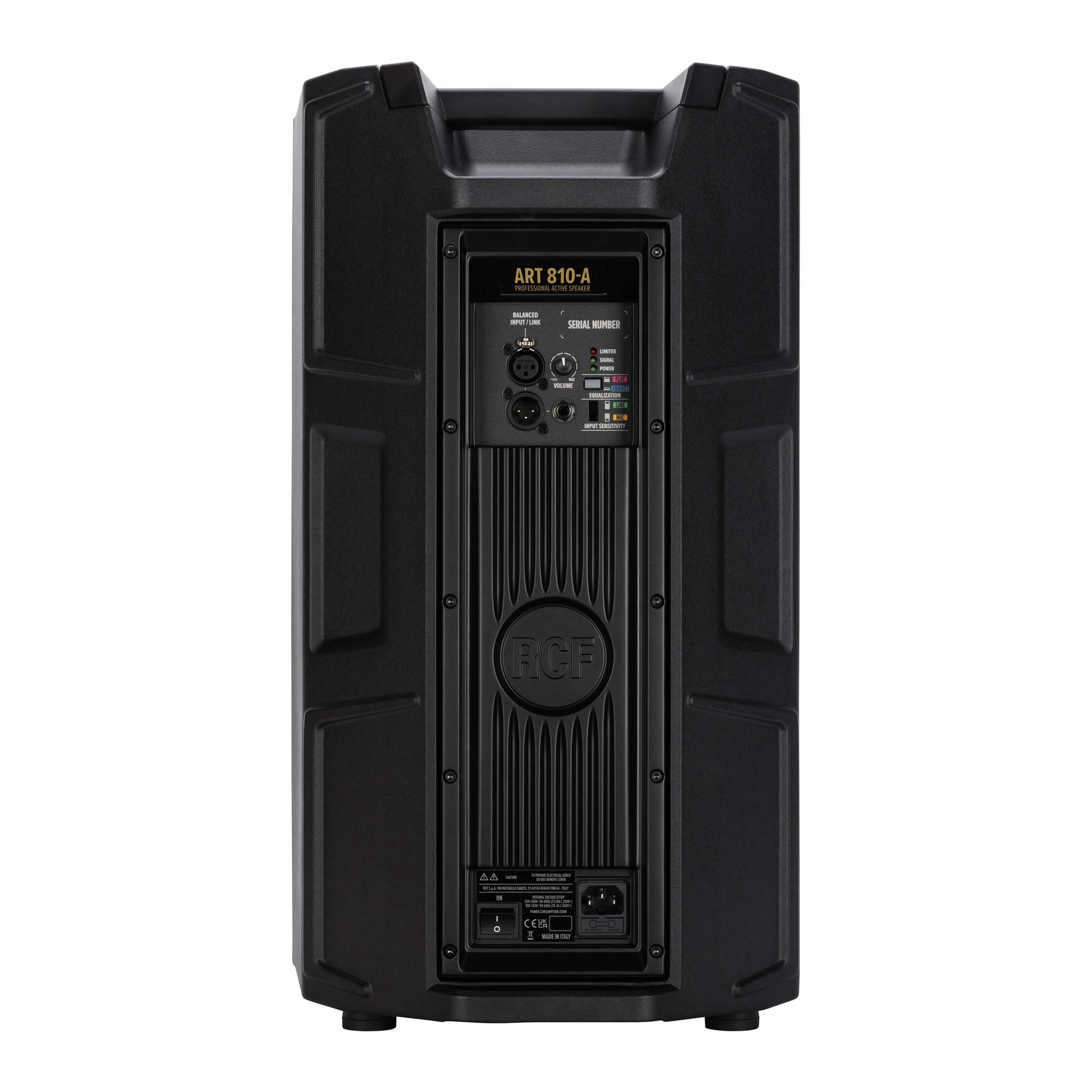 RCF ART-810A Portable 1400W Active PA Speaker with 10" Woofer and FiRPHASE DSP