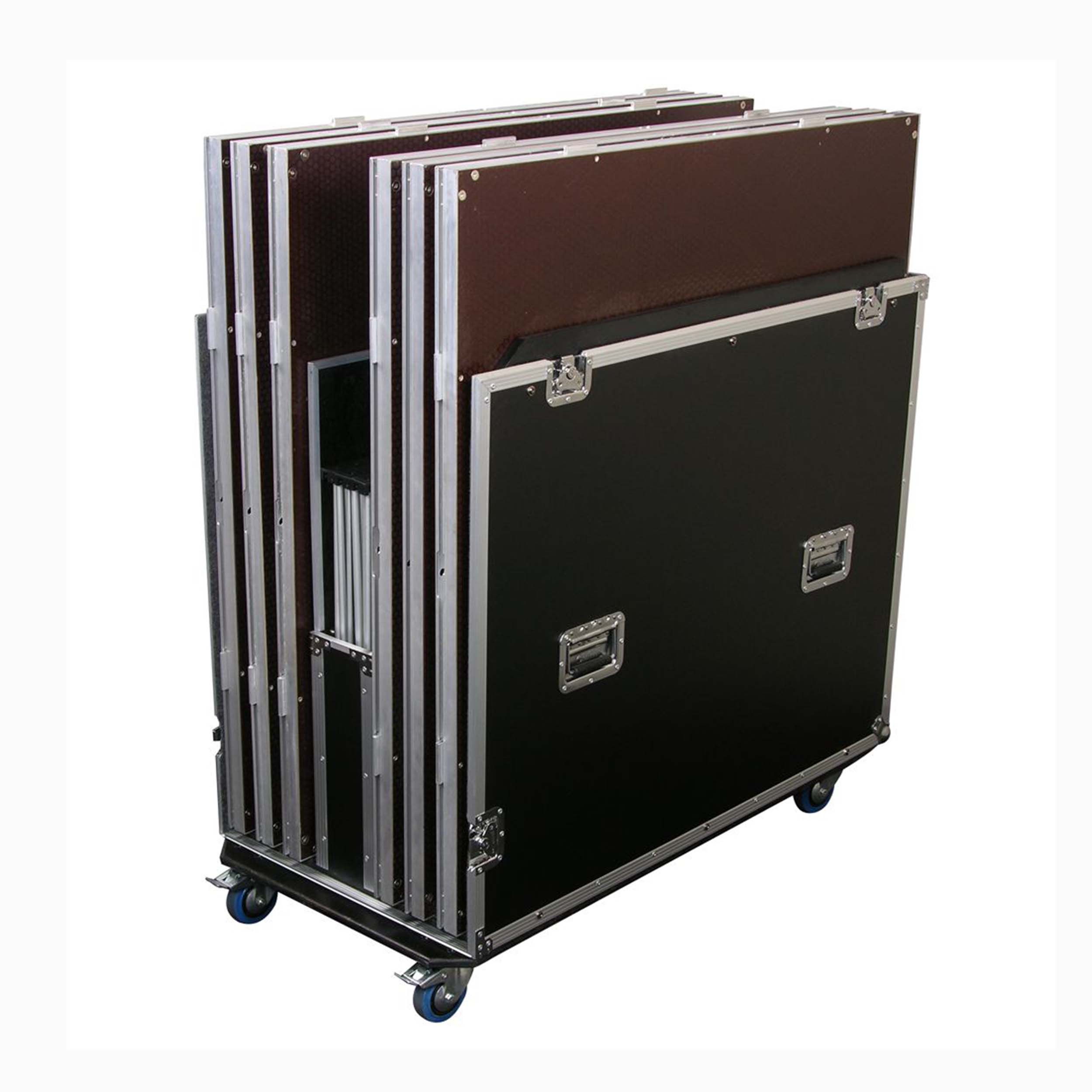 Show Solutions DDRCKIT6PRO Flight Case for Six 48″ X 48″ Decks and Six Risers