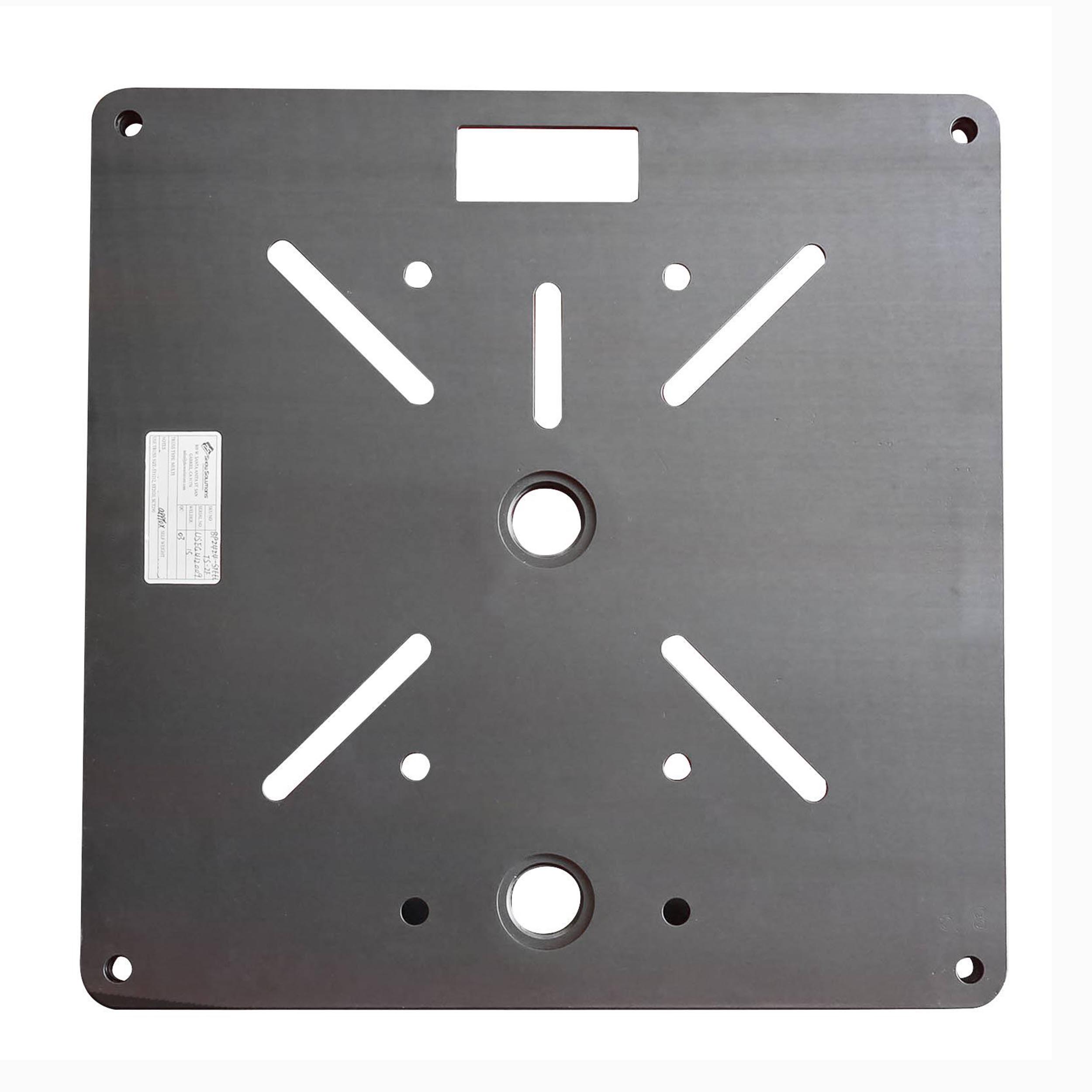 Show Solutions BP2020-ALU-FLAT 20" x 20" Base Plate - 9mm Thick