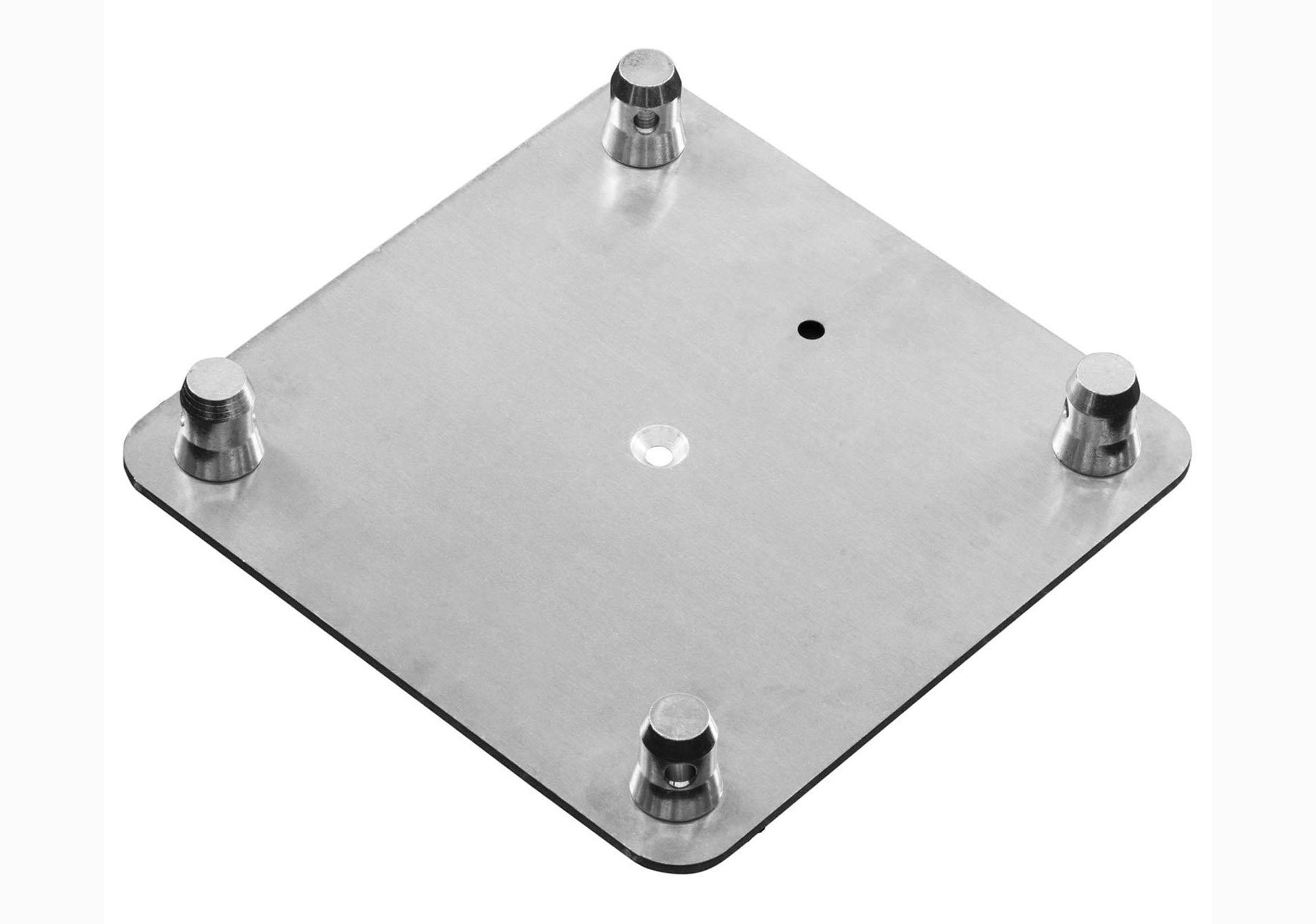 Show Solutions BP1212-STEEL-STN-FL Placa de base plana con tuerca prisionera para armazón de caja de 20.5"