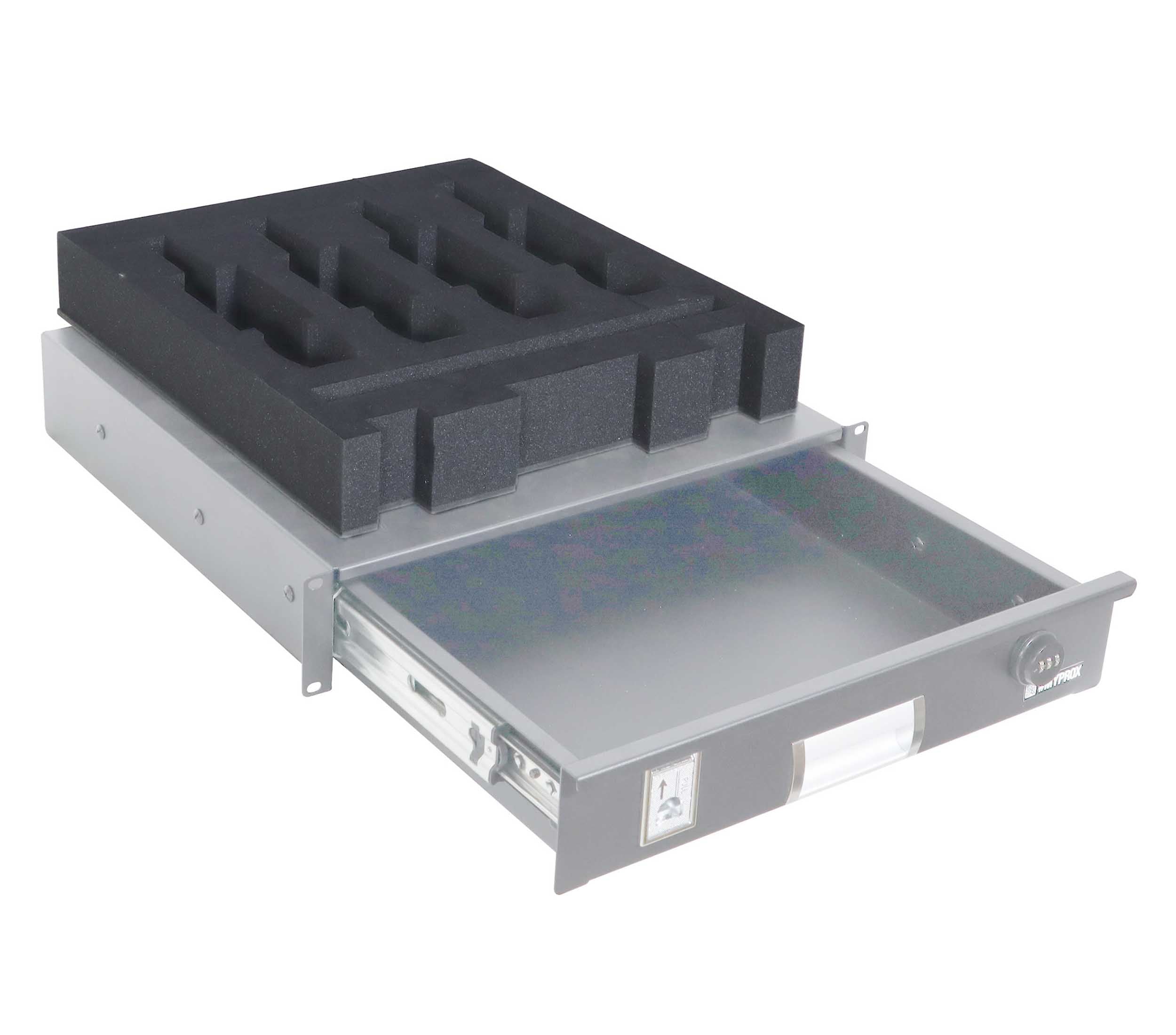ProX T-2UWMF Replacement Foam for 2U Rack Drawer Fits 4x Microphone