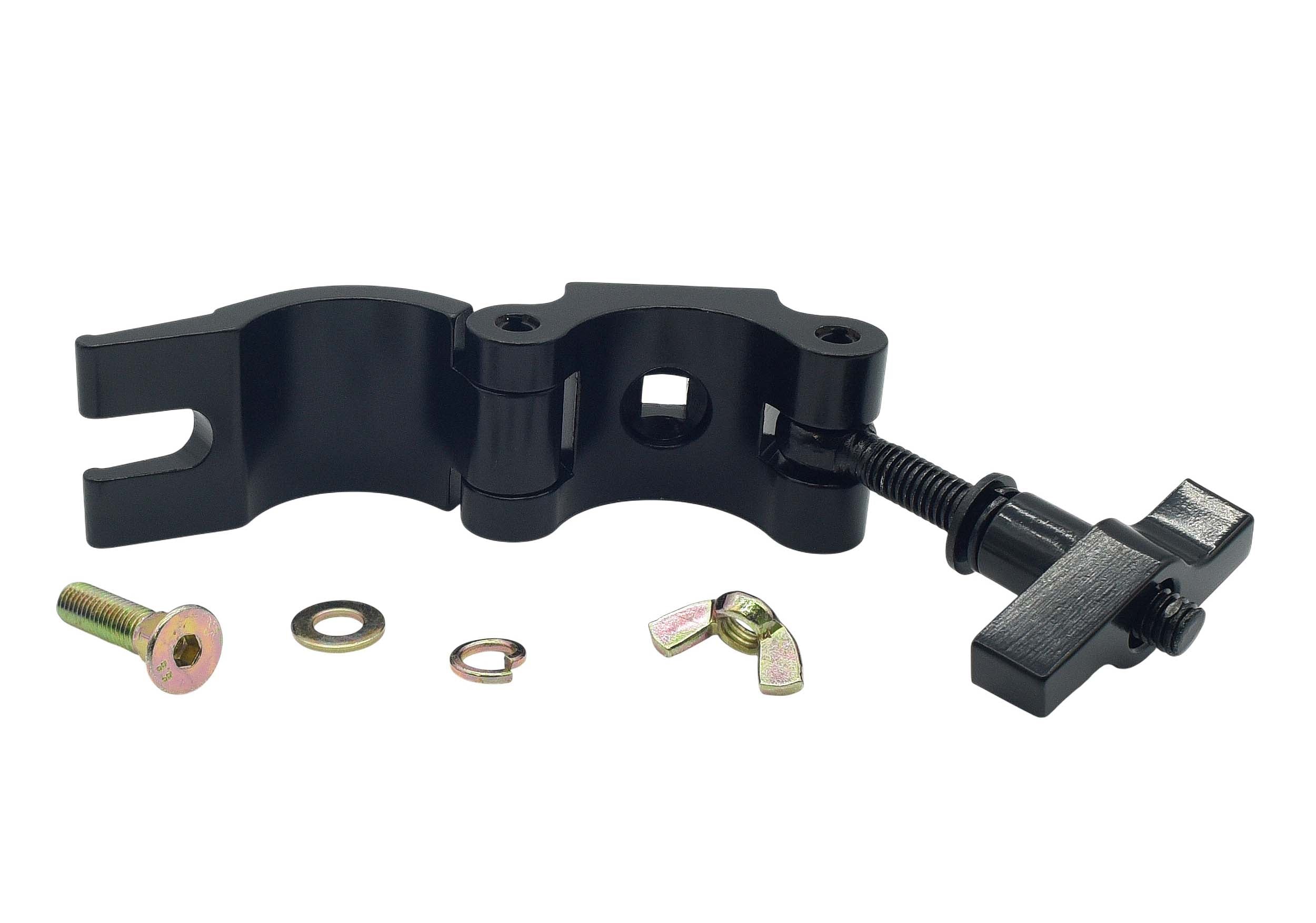 ProX T-C40H-BLK Aluminum Clamp for 0.47"-2.0" Truss Tubes with M10 Bolt - Black Finish