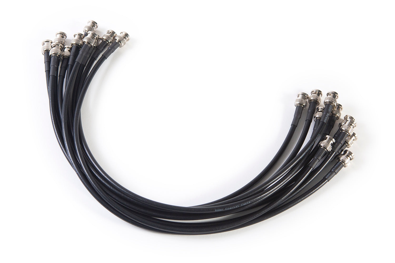 RF Venue RG8X-10, Low-Loss BNC to BNC Interconnect Cable - Pack of 10