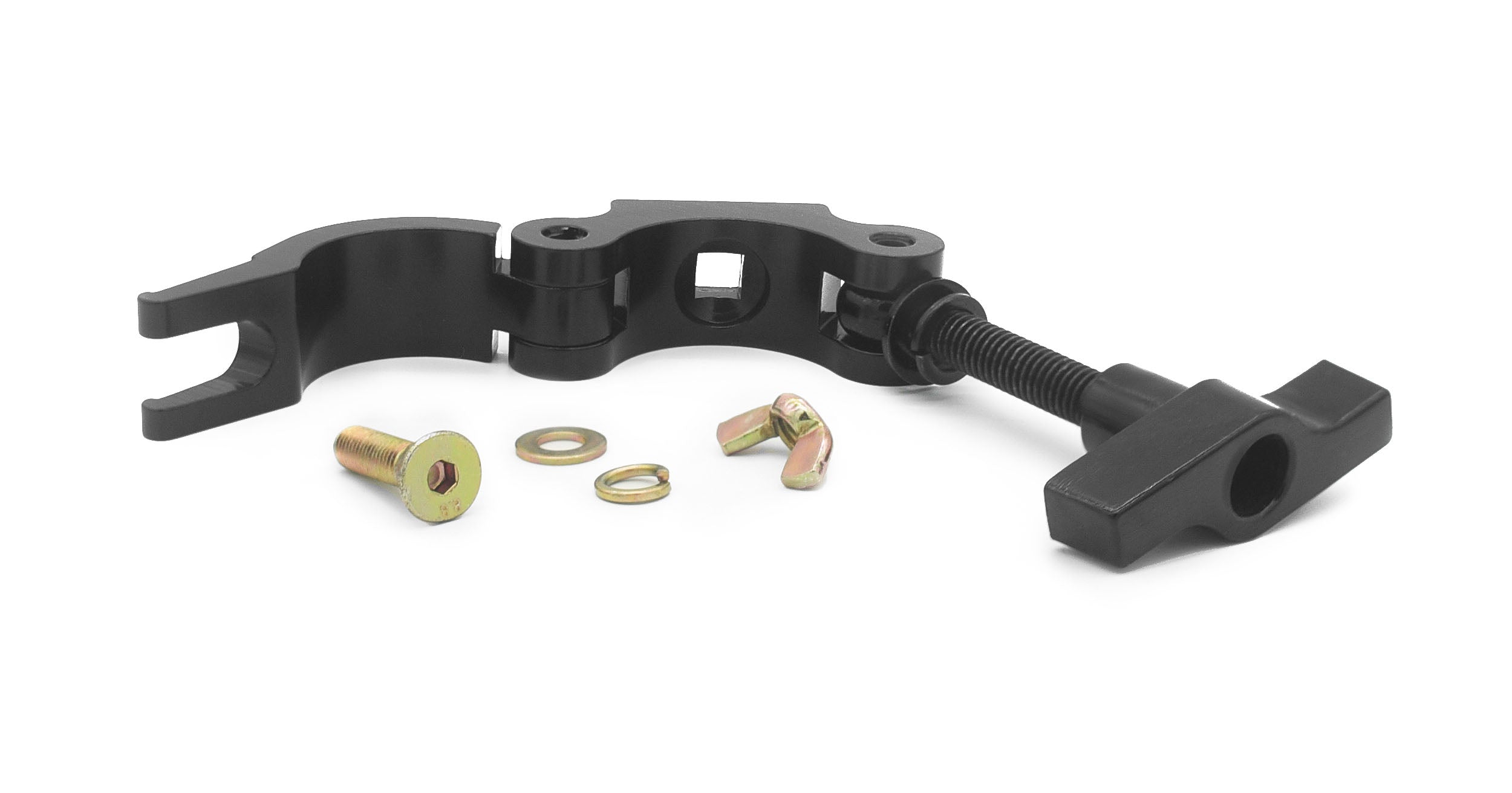 ProX T-C4SH-BLK Slim Aluminum O-Clamp with 661 lb Capacity - Black