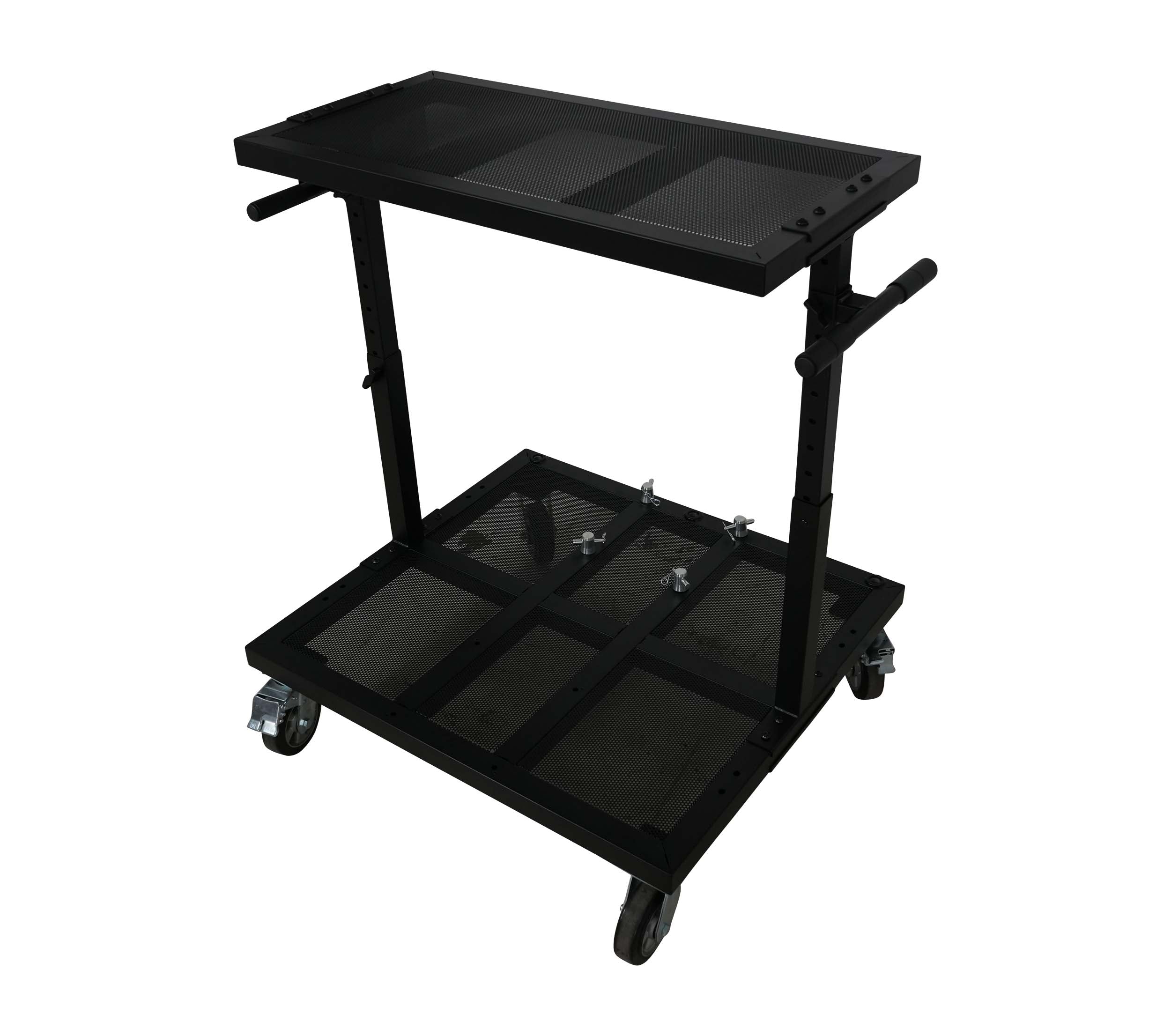 ProX X-BeatWagon Multi-Function Rolling Performance Station with Adjustable Shelf and F34 Truss Compatibility