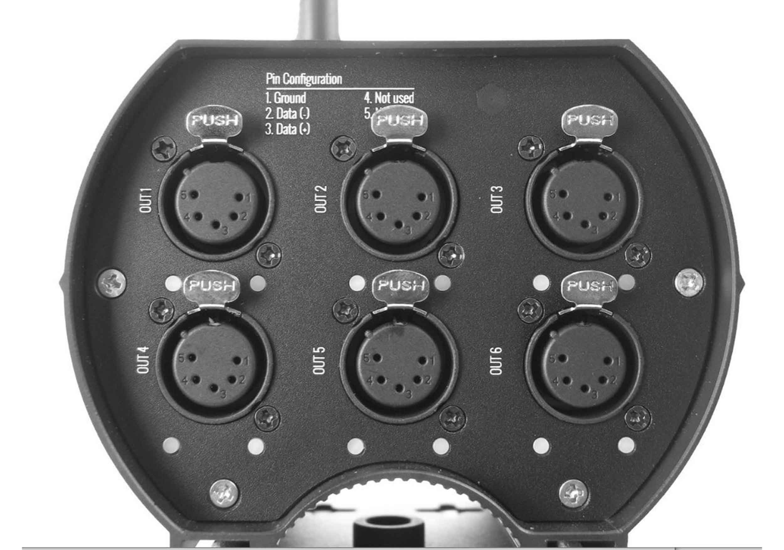 Antari WPRORXSPLIT6 Wireless DMX Splitter Receiver for Lighting Control - 6-Way