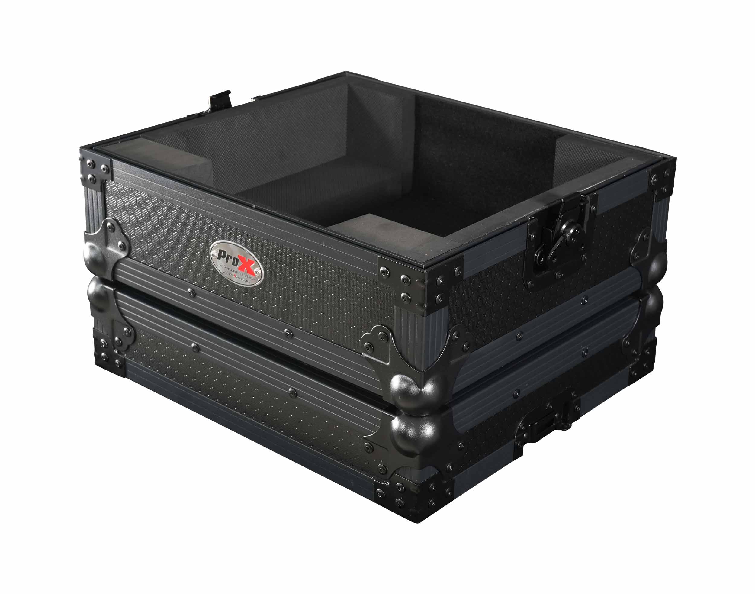 ProX XS-RP7BL All-Black Flight Case for Reloop RP-7000 & RP-7000 MK2 Turntable with Custom Foam