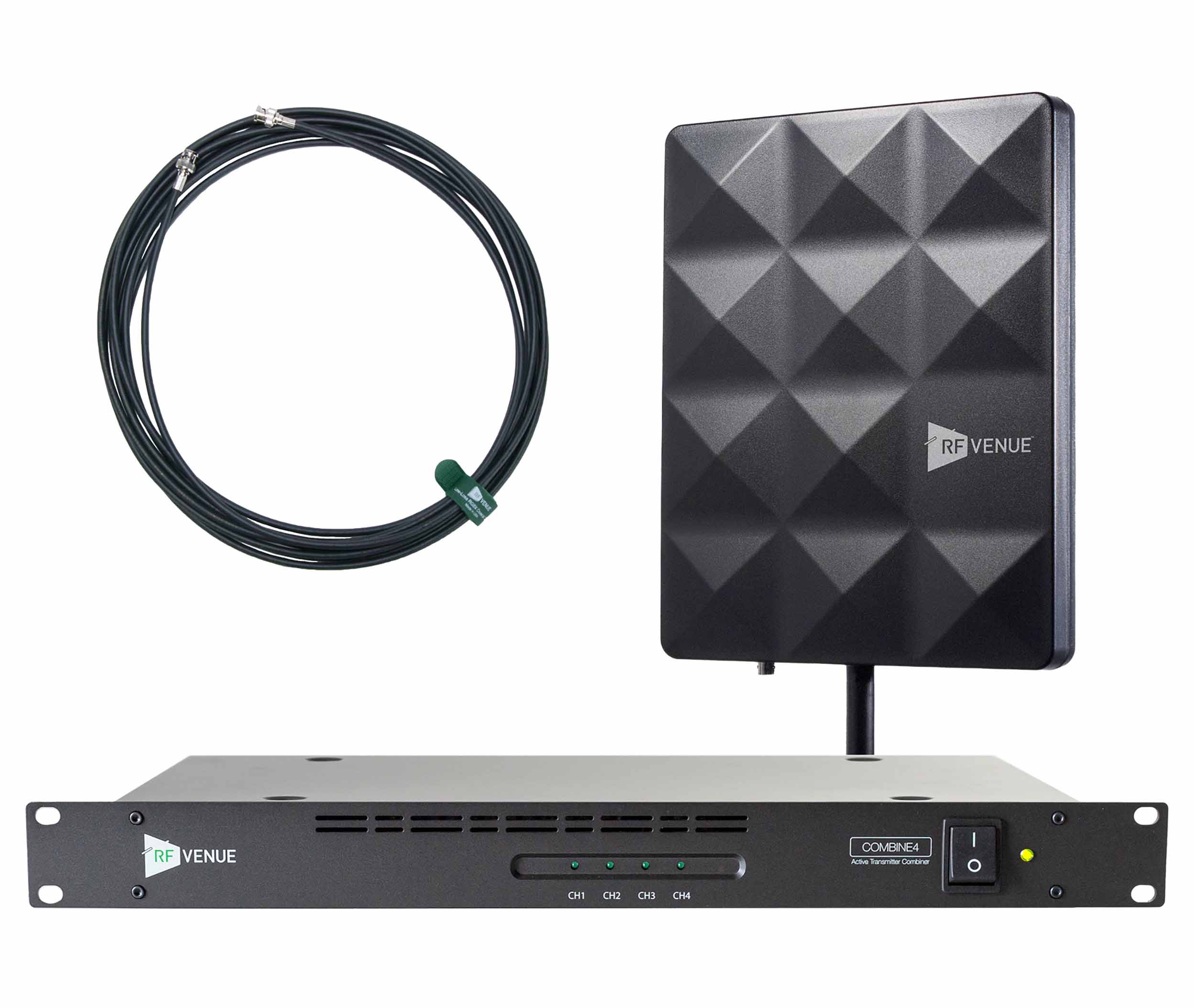 RF Venue COMB4CP-STAGE 4-Channel In-Ear Monitor Upgrade Pack with CP Stage Antenna