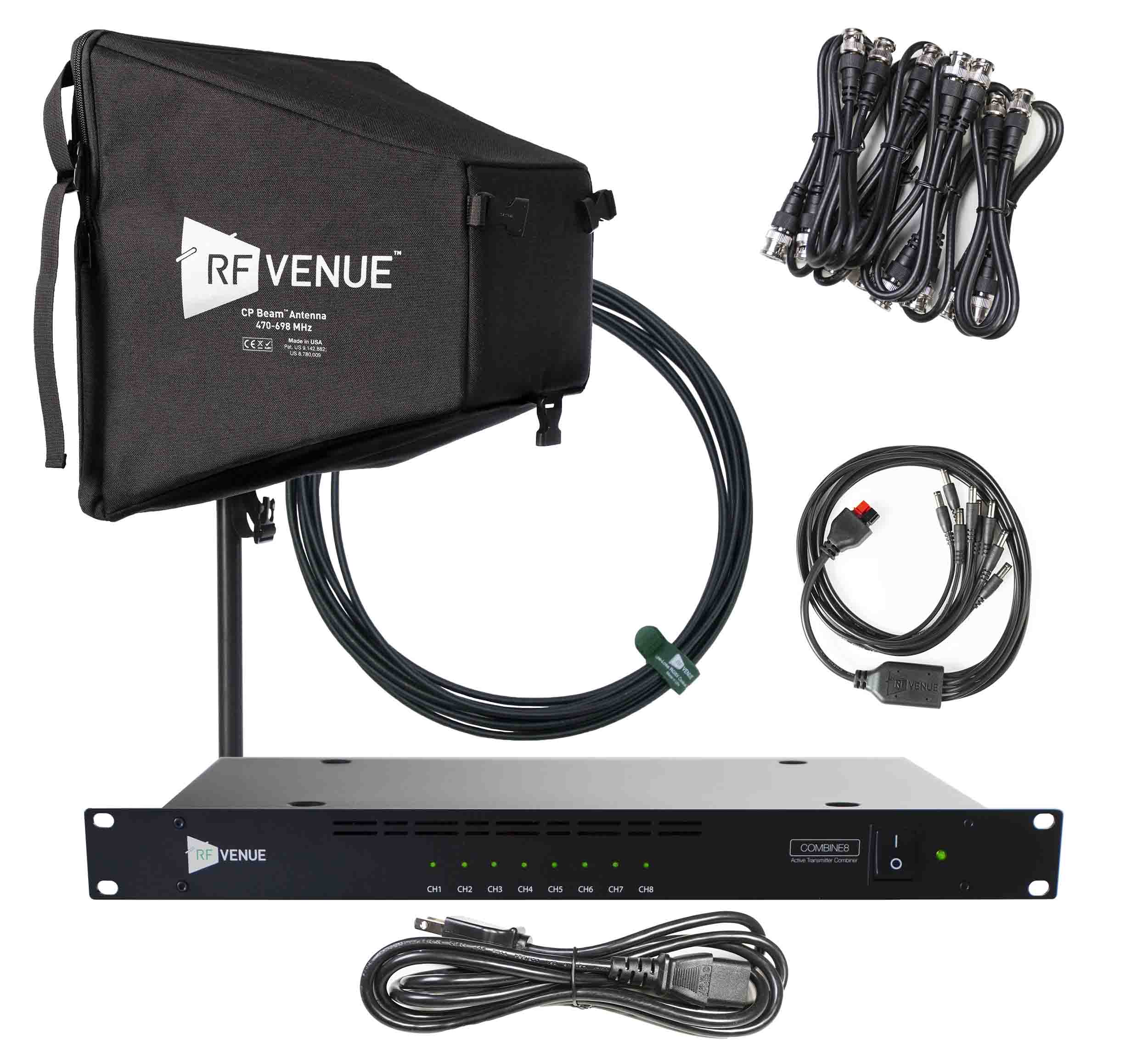 RF Venue COMB8CPB 8-Channel IEM Upgrade Pack with CP Stage Antenna