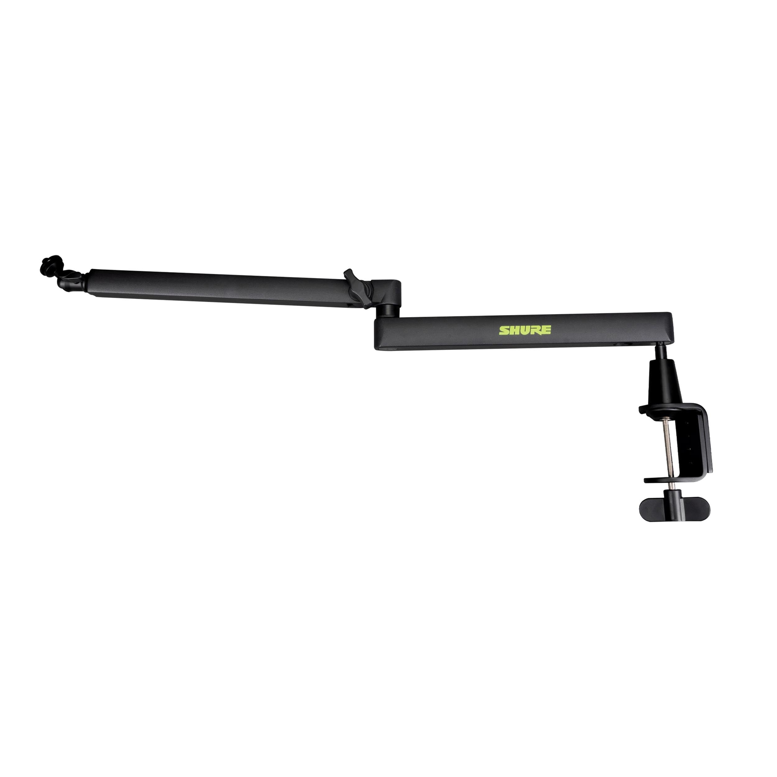 Shure by Gator SH-BROADCAST2 Low-Profile Articulating Desktop Microphone Boom Arm – Black