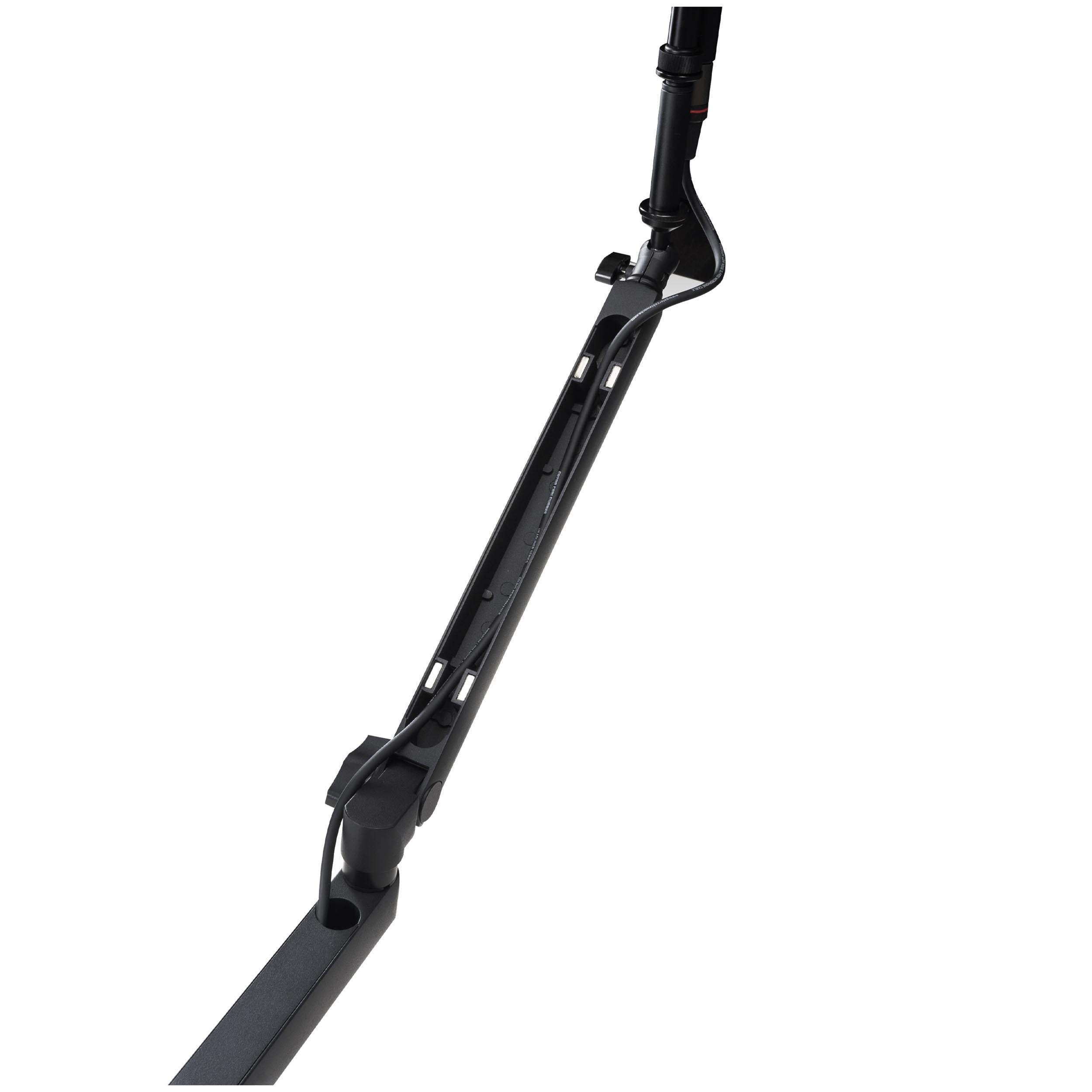 Shure by Gator SH-BROADCAST2 Low-Profile Articulating Desktop Microphone Boom Arm – Black
