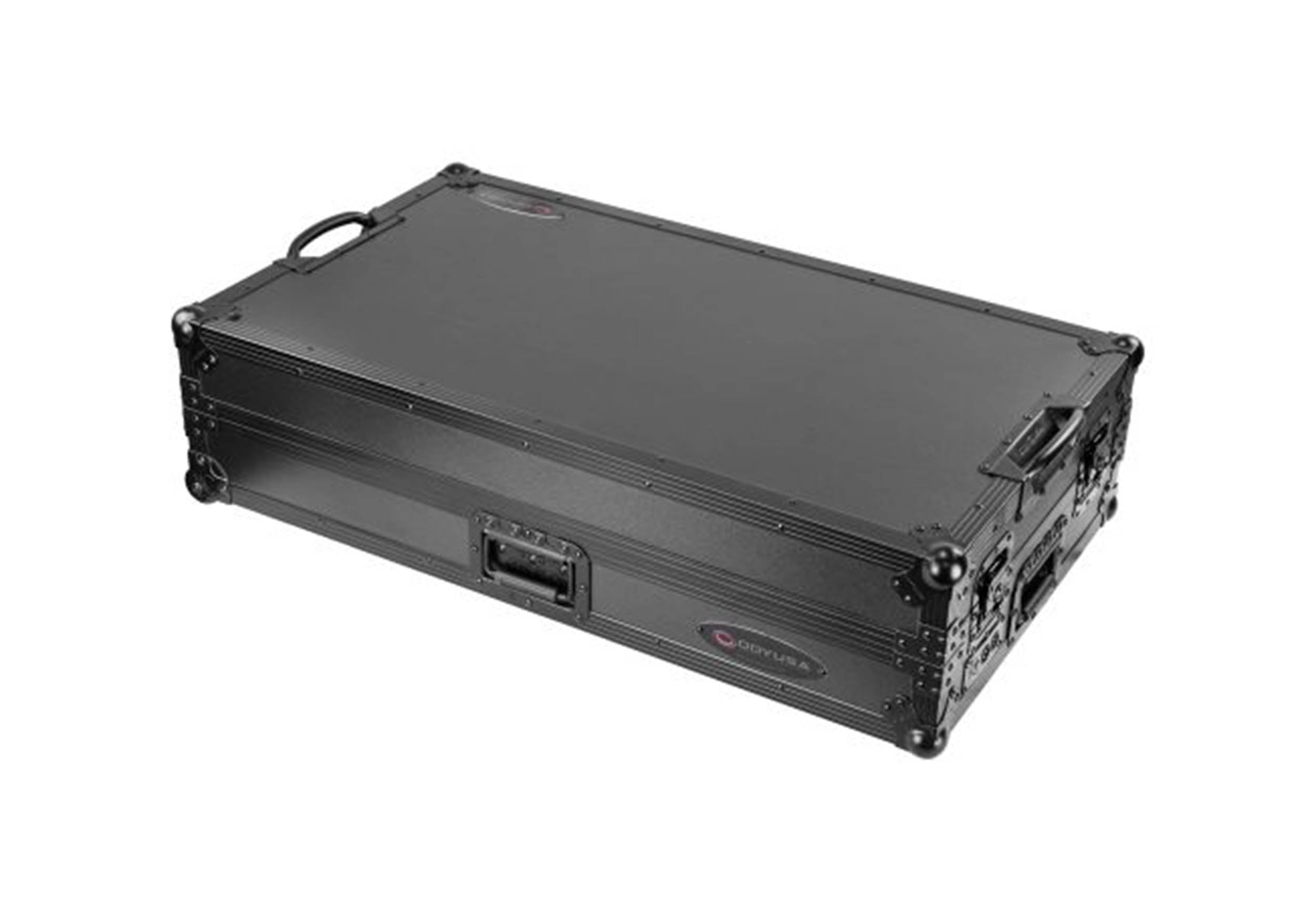 Odyssey FPR-GSPERFORMER1UWBL Performance Ready Series 1U Flight Case for Rane Performer with Wheels & Glide Style Laptop Platform - Black