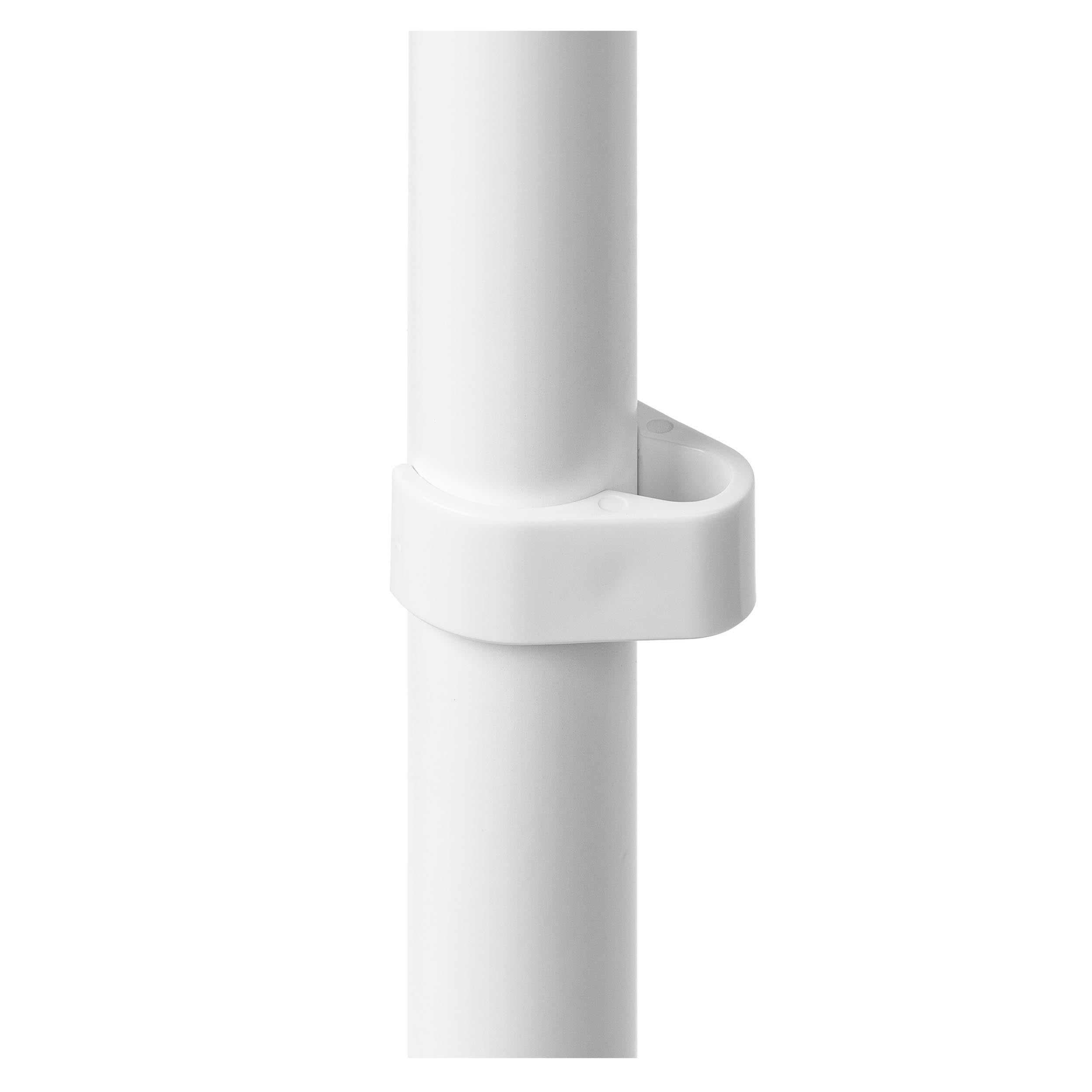 Shure by Gator SH-DESKTOP1-W Adjustable Desktop Microphone Stand with 6-in Round Base – White
