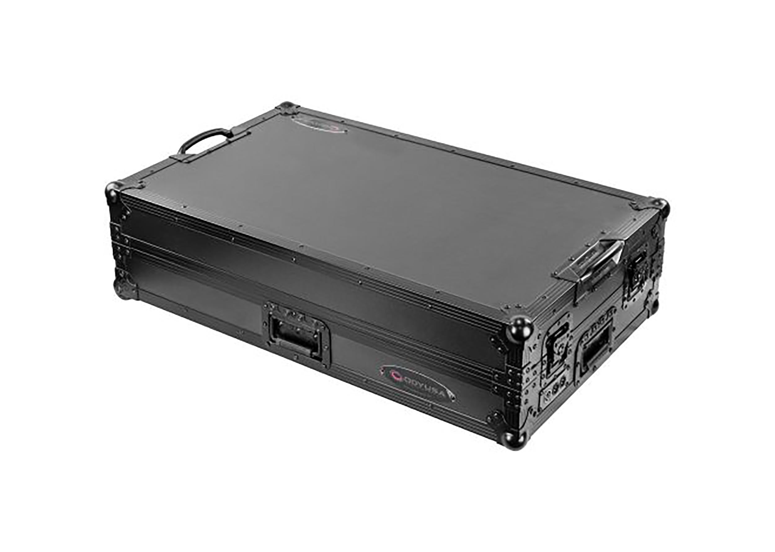 Odyssey FPR-GSSYSTEMONE1UWBL Performance Ready Series 1U Flight Case for RANE SYSTEM ONE with Wheels and Glide Style Laptop Platform - Black