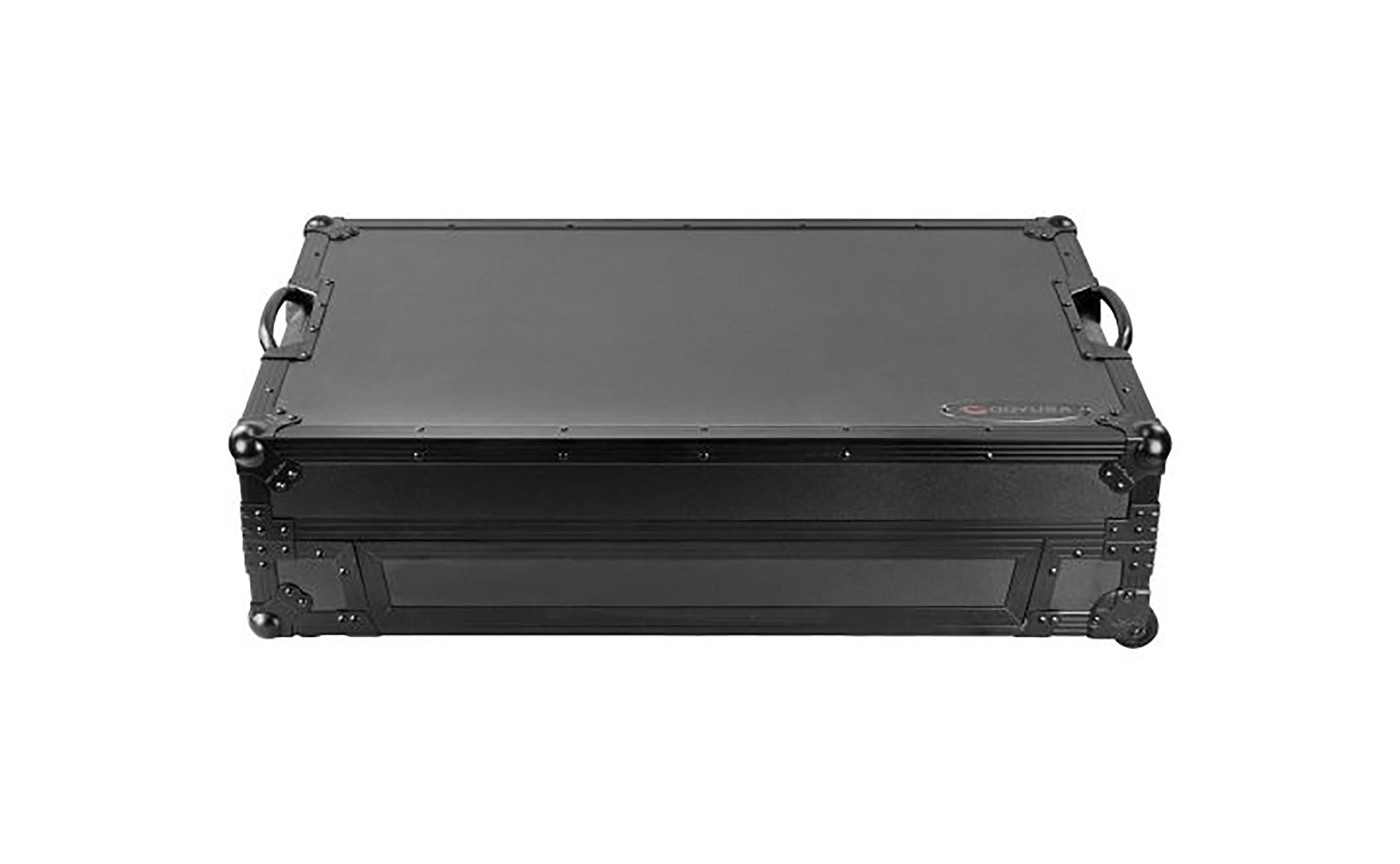 Odyssey FPR-GSSYSTEMONE1UWBL Performance Ready Series 1U Flight Case for RANE SYSTEM ONE with Wheels and Glide Style Laptop Platform - Black
