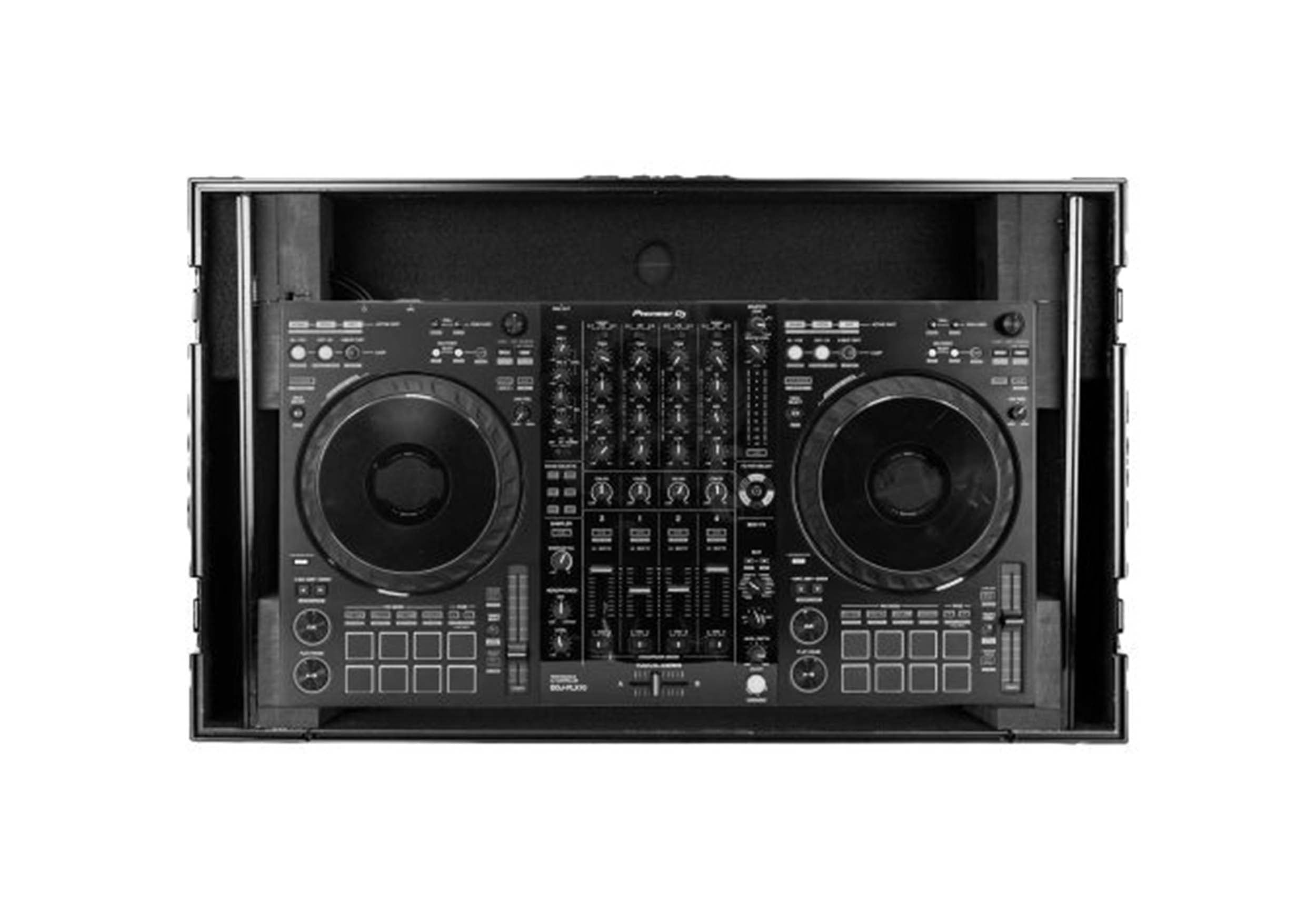 Odyssey FPR-GSFLX10W1UBL Performance Ready Series 1U Flight Case with Wheels for Pioneer DJ DDJ-FLX10 Controller - Black