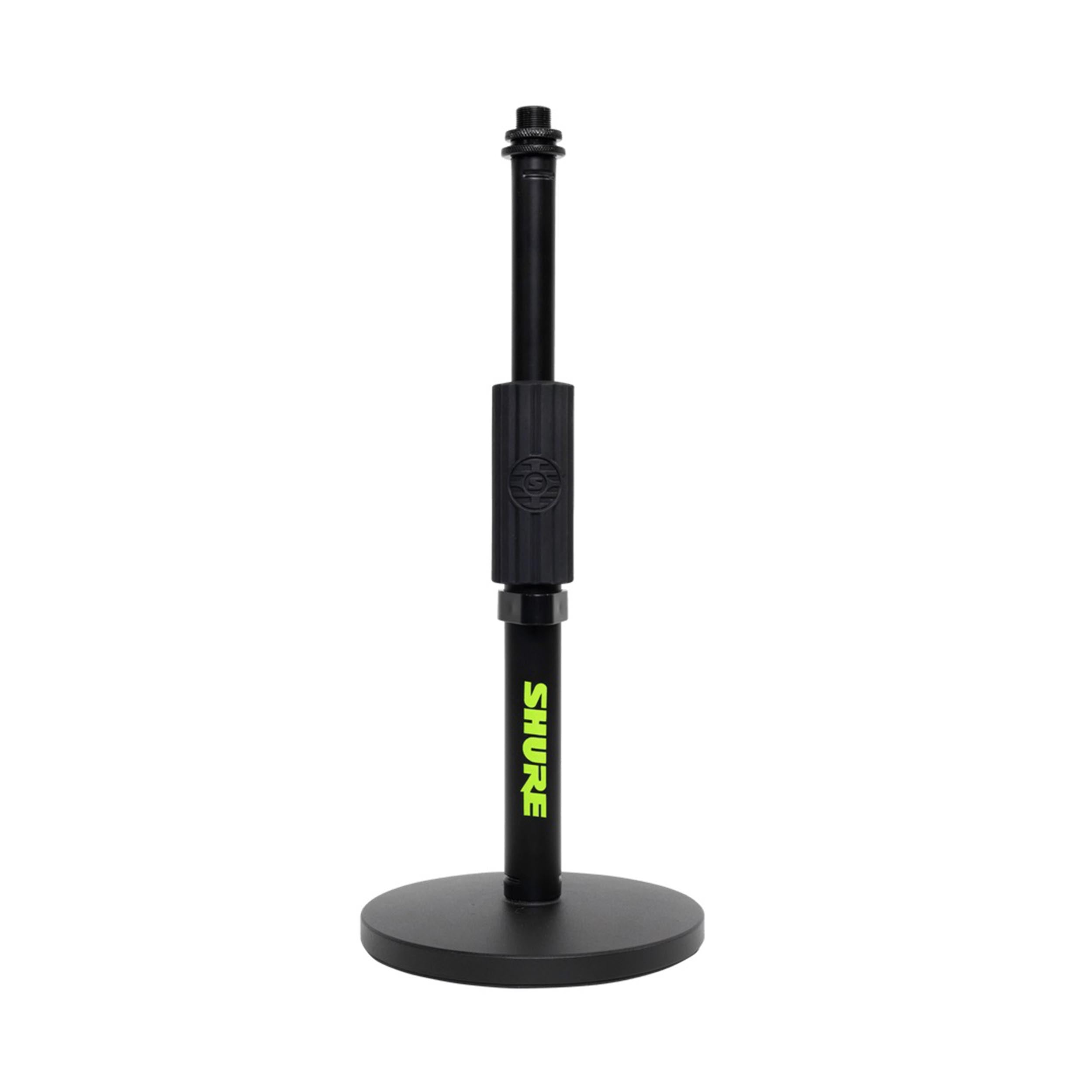 Shure by Gator SH-DESKTOP1 Desktop Microphone Stand with 6" Round Base - Black