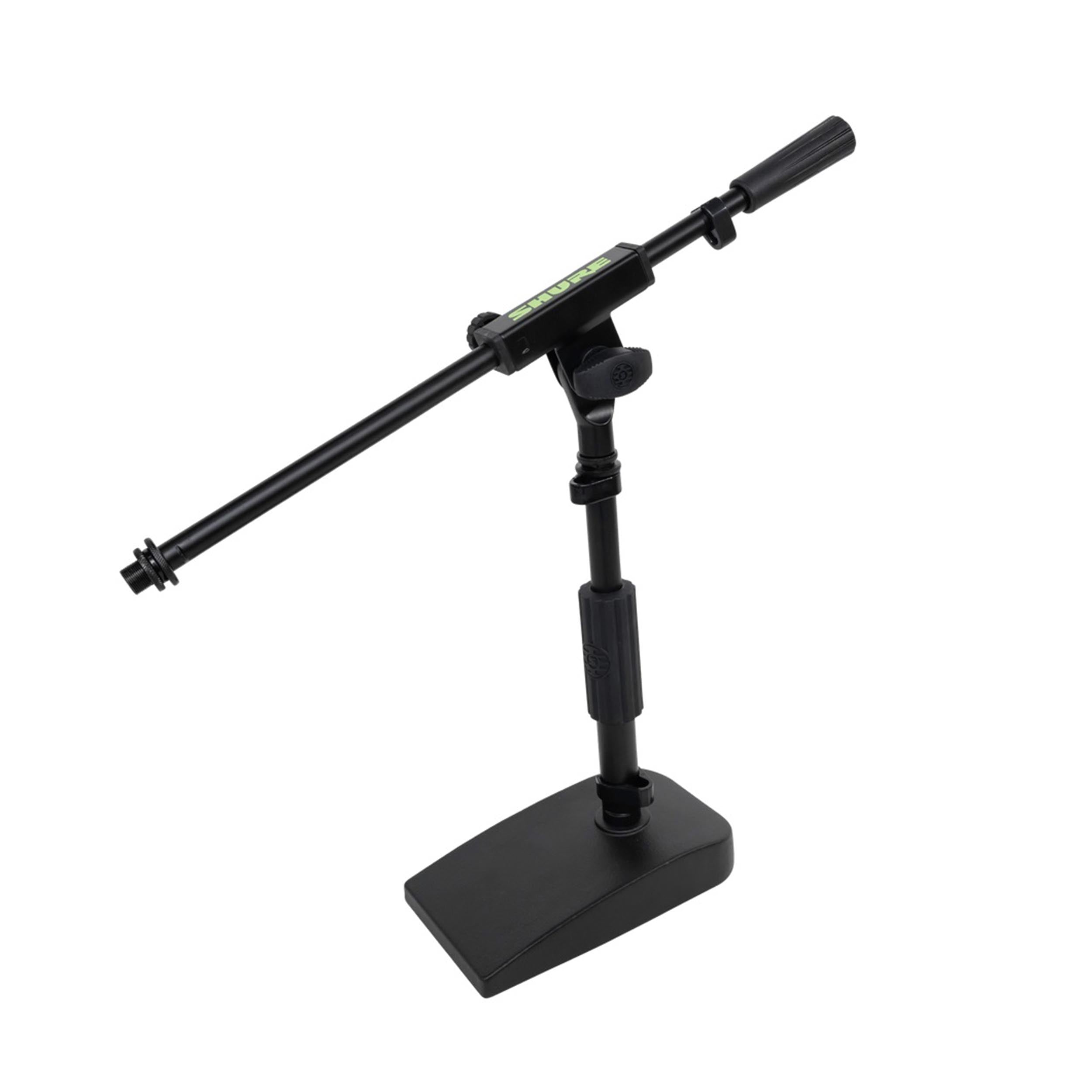 Shure by Gator SH-DESKTOP2 Desktop Microphone Stand with Single Boom Arm - Black