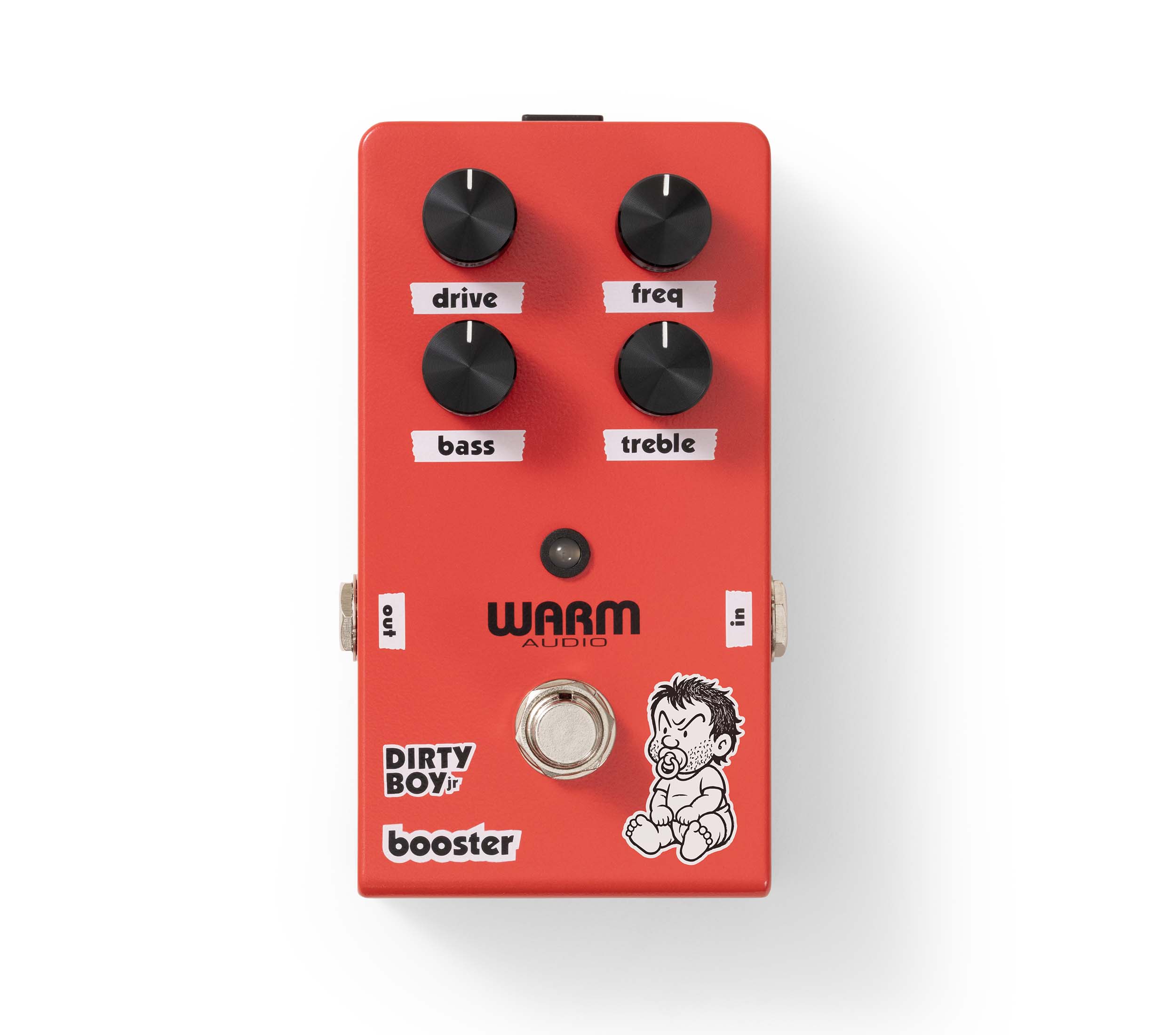 Warm Audio Dirty Boy Jr. Analog Guitar Pedal Collection with Overdrive, Fuzz and Boost Effects