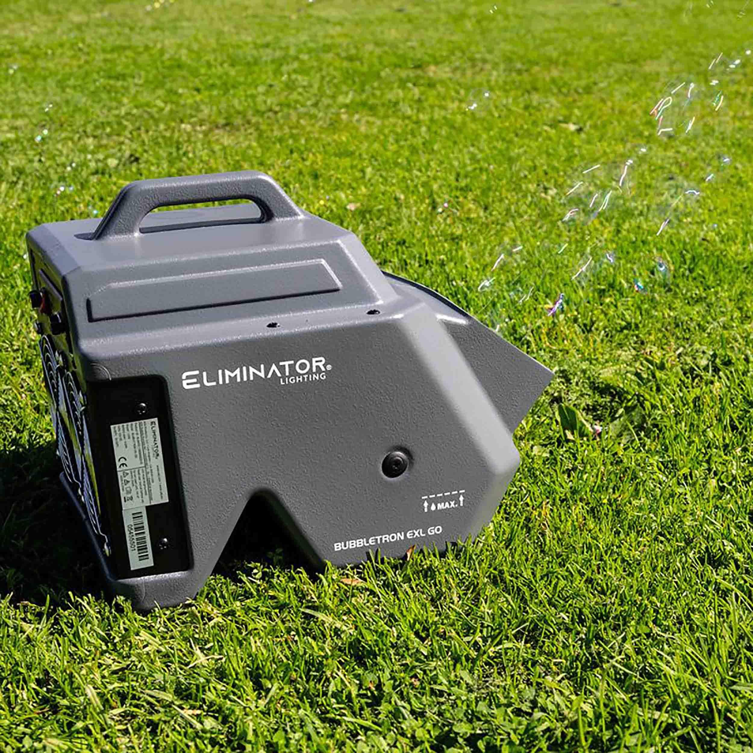 B-Stock: Eliminator Lighting Bubbletron EXL GO, Battery-Powered Light Weight Bubble Machine with Dual Fan System