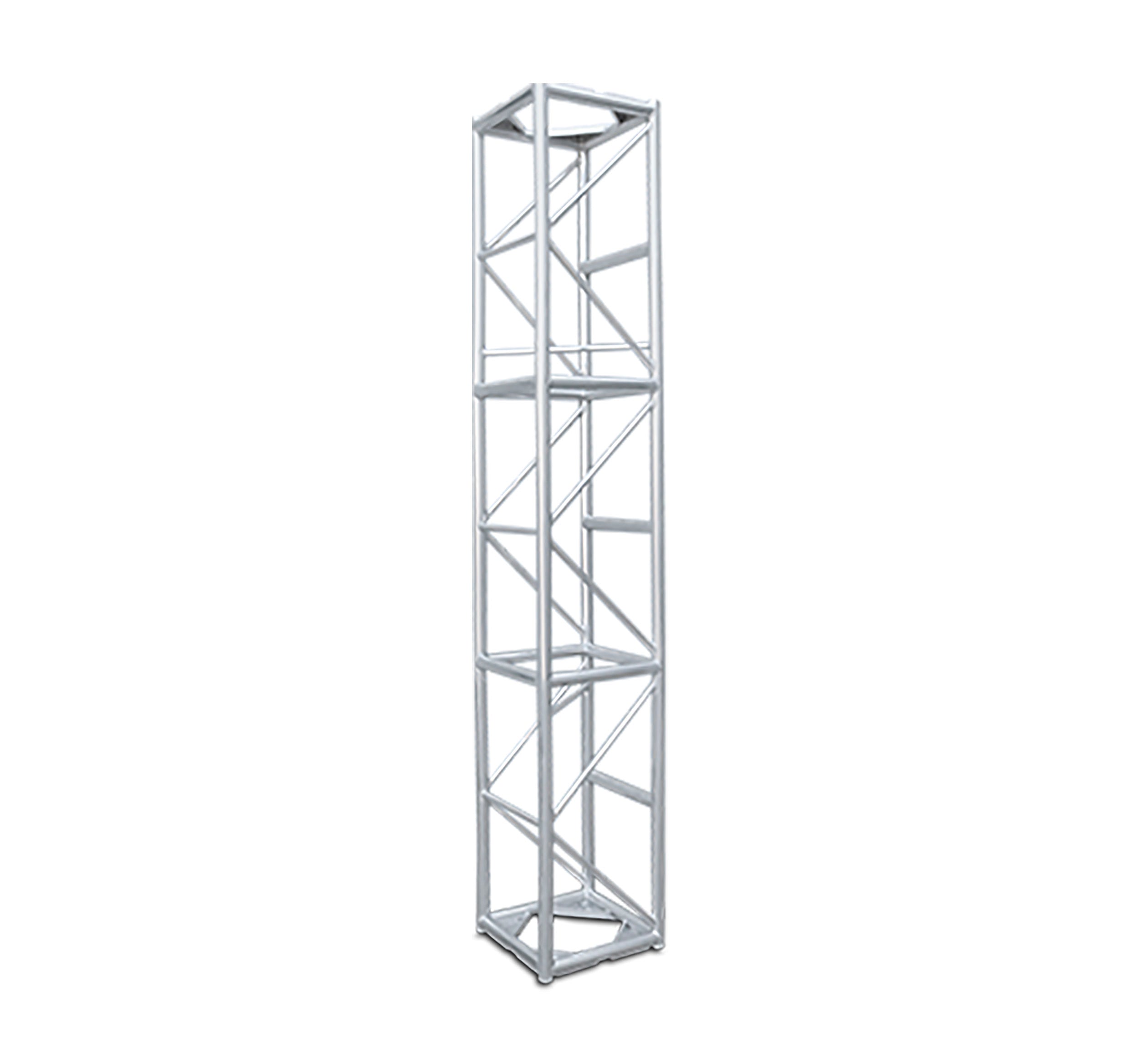 Galaxy Stage GS-2010 Aluminum Box Truss with Bolts for Stage Lighting And Event Production - 10 Ft