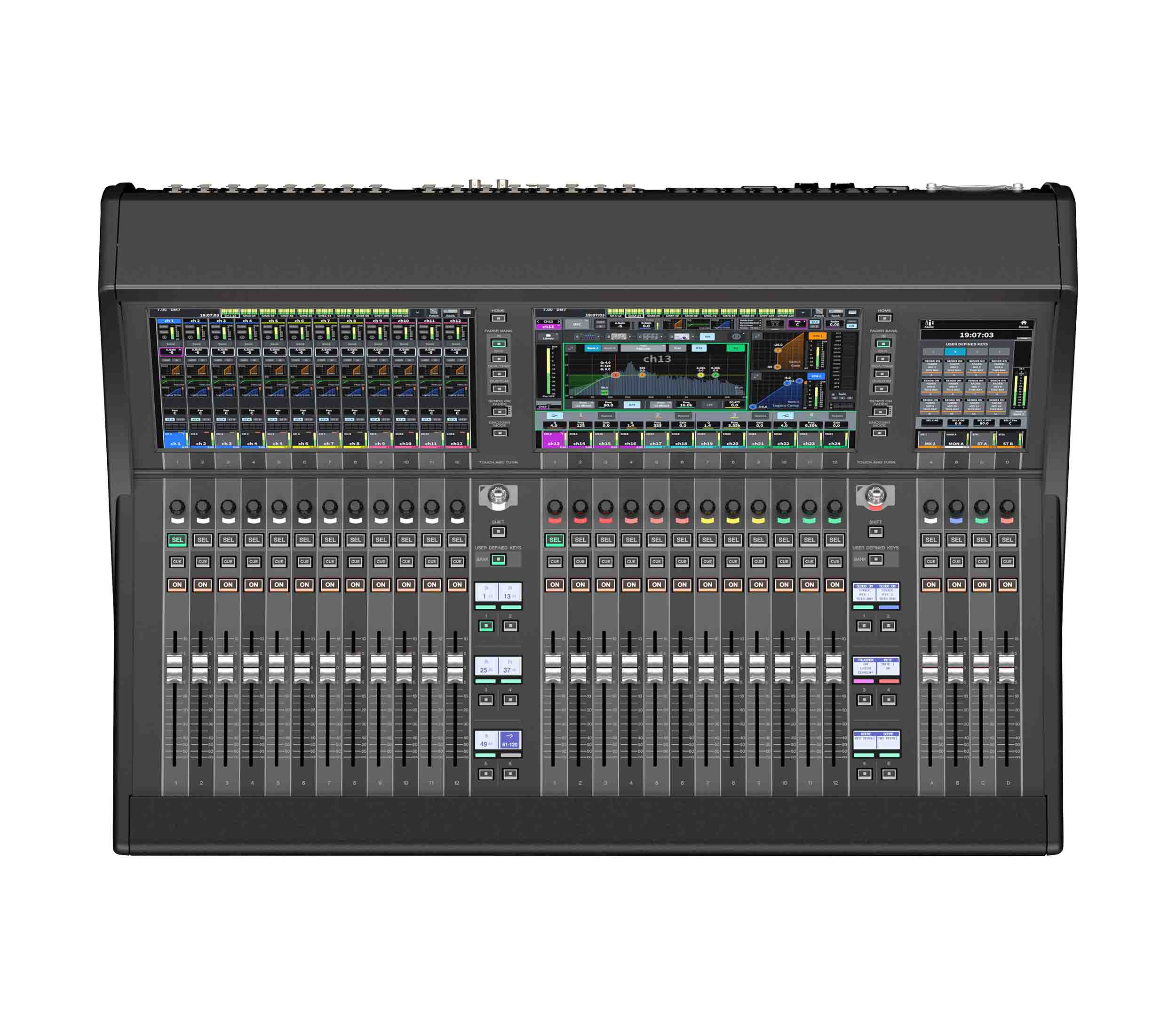 Yamaha DM7-EX 120-Channel Digital Mixing Console Expansion Package with 144 x 144 Dante and Dual Touchscreens