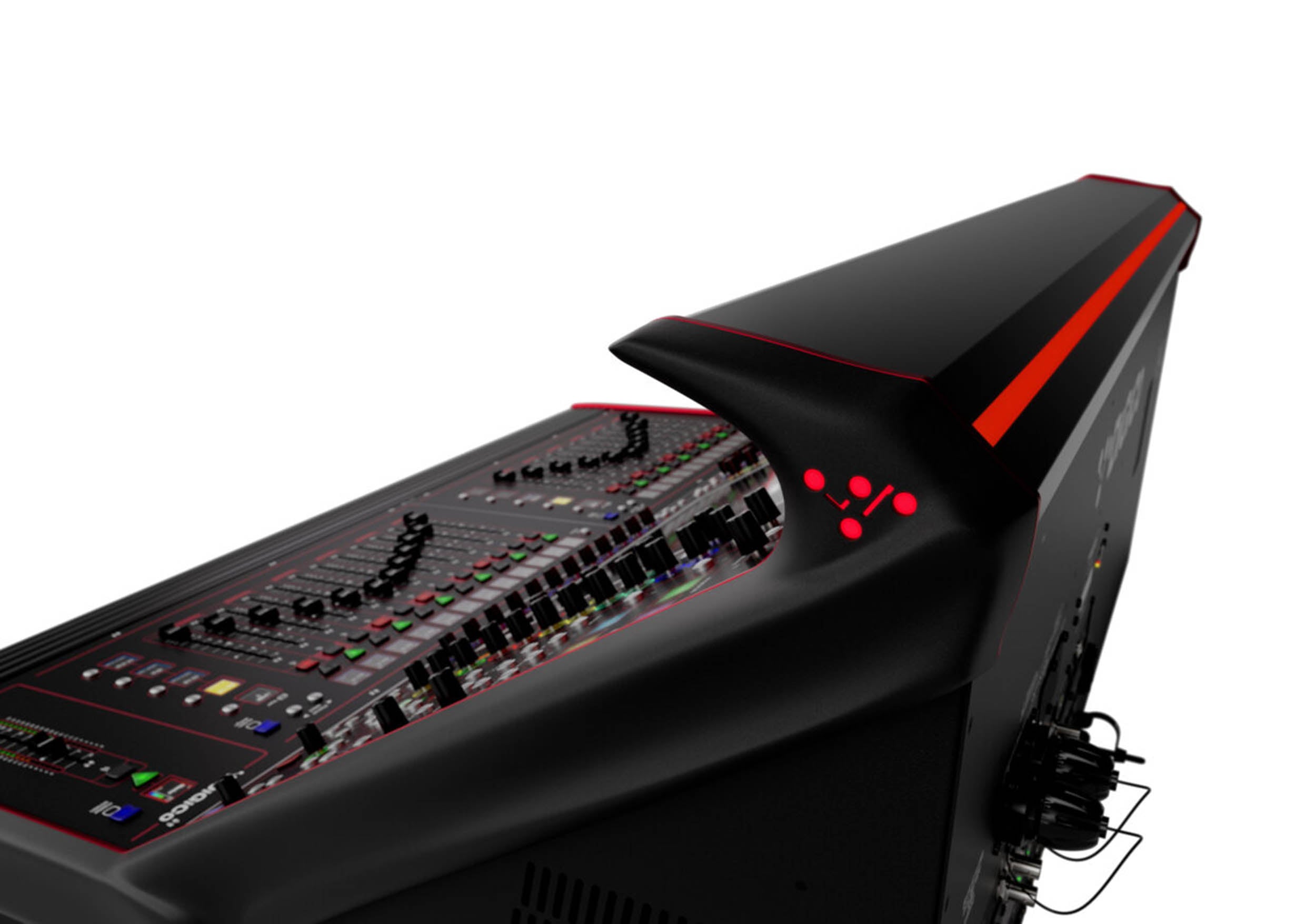 DiGiCo X-Q225-W-DS-OP-EX-ULT Ultimate Digital Mixing Console with Dual Screen (DS) and OpticalCON Optocore Connector