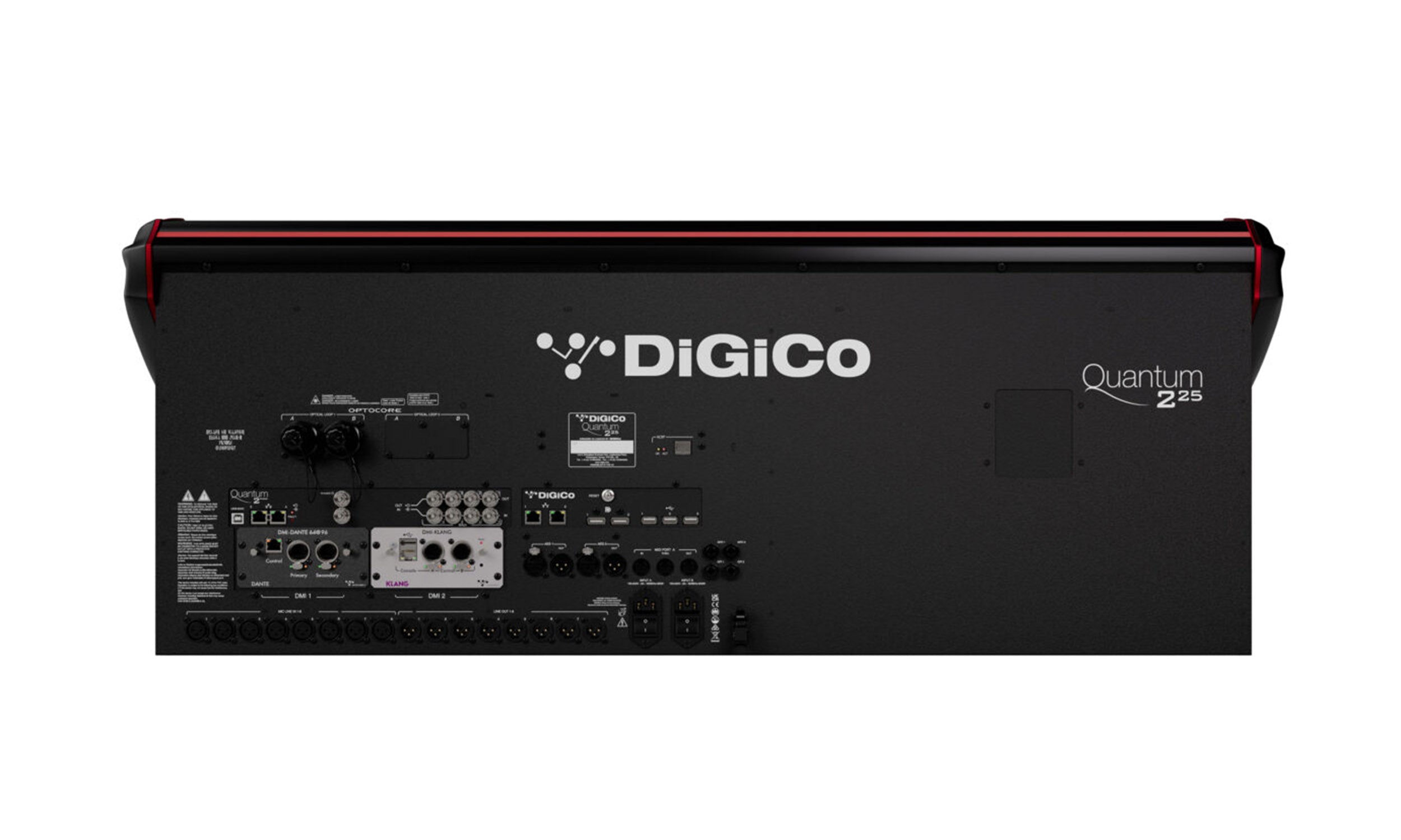 DiGiCo X-Q225-W-DS-OP-EX-ULT Ultimate Digital Mixing Console with Dual Screen (DS) and OpticalCON Optocore Connector