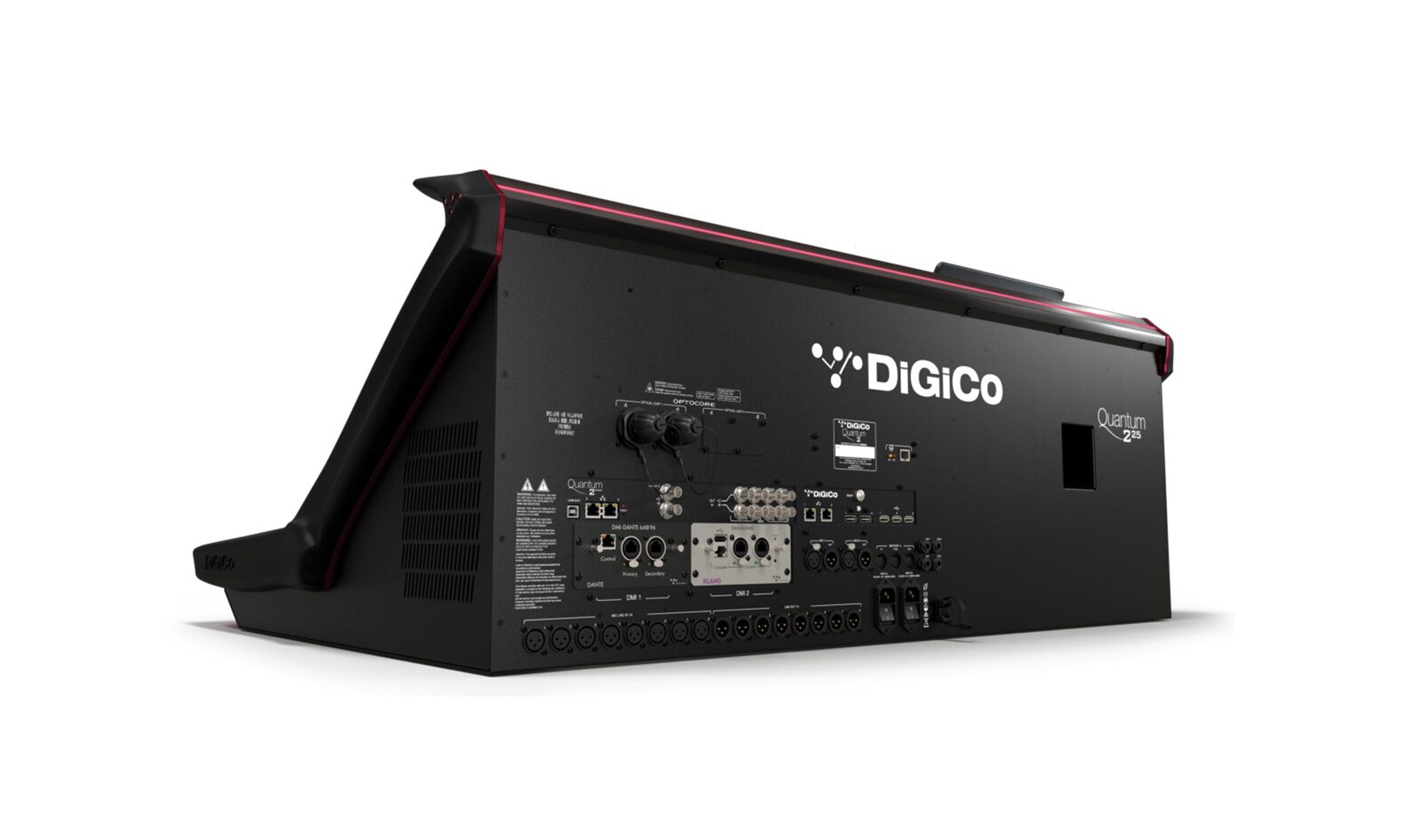 DiGiCo X-Q225-W-WS-OP Digital Mixing Console with Waves SoundGrid and OpticalCON Connector - W Package