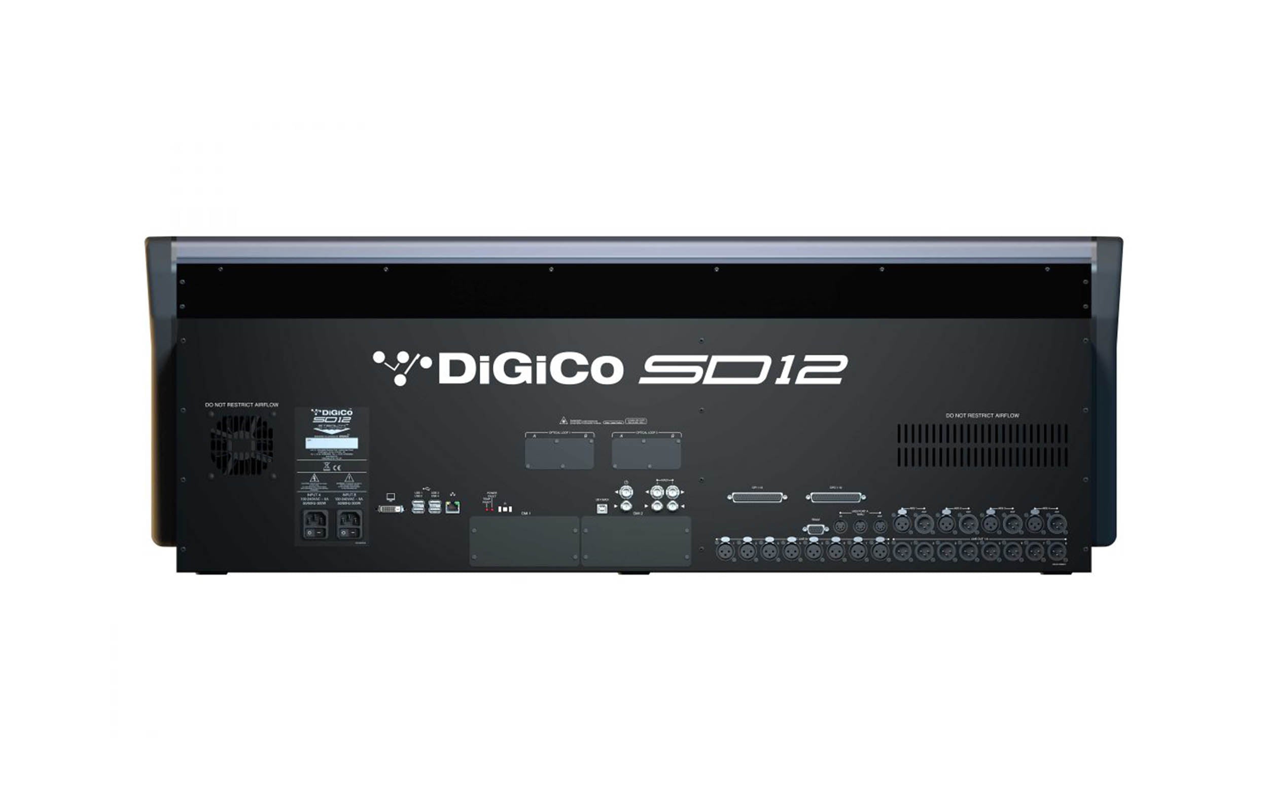DiGiCo X-SD12-96-OP-EX-ULT Ultimate Digital Mixing Console SD Package with OpticalCON Optocore Connector