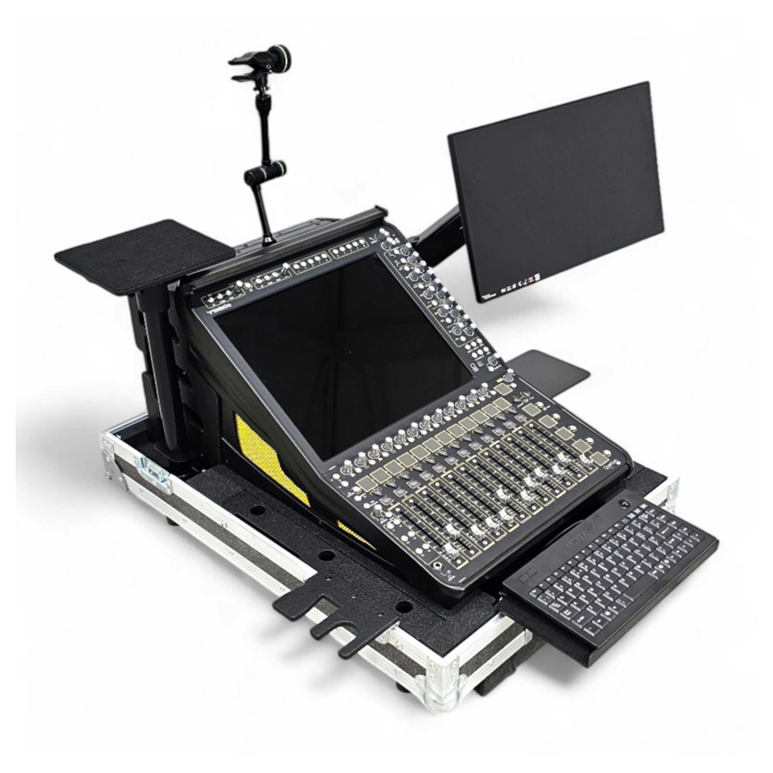 DiGiCo FC-Q112-SKB Flight Case with Pullout Keyboard on Casters for Q112 Console
