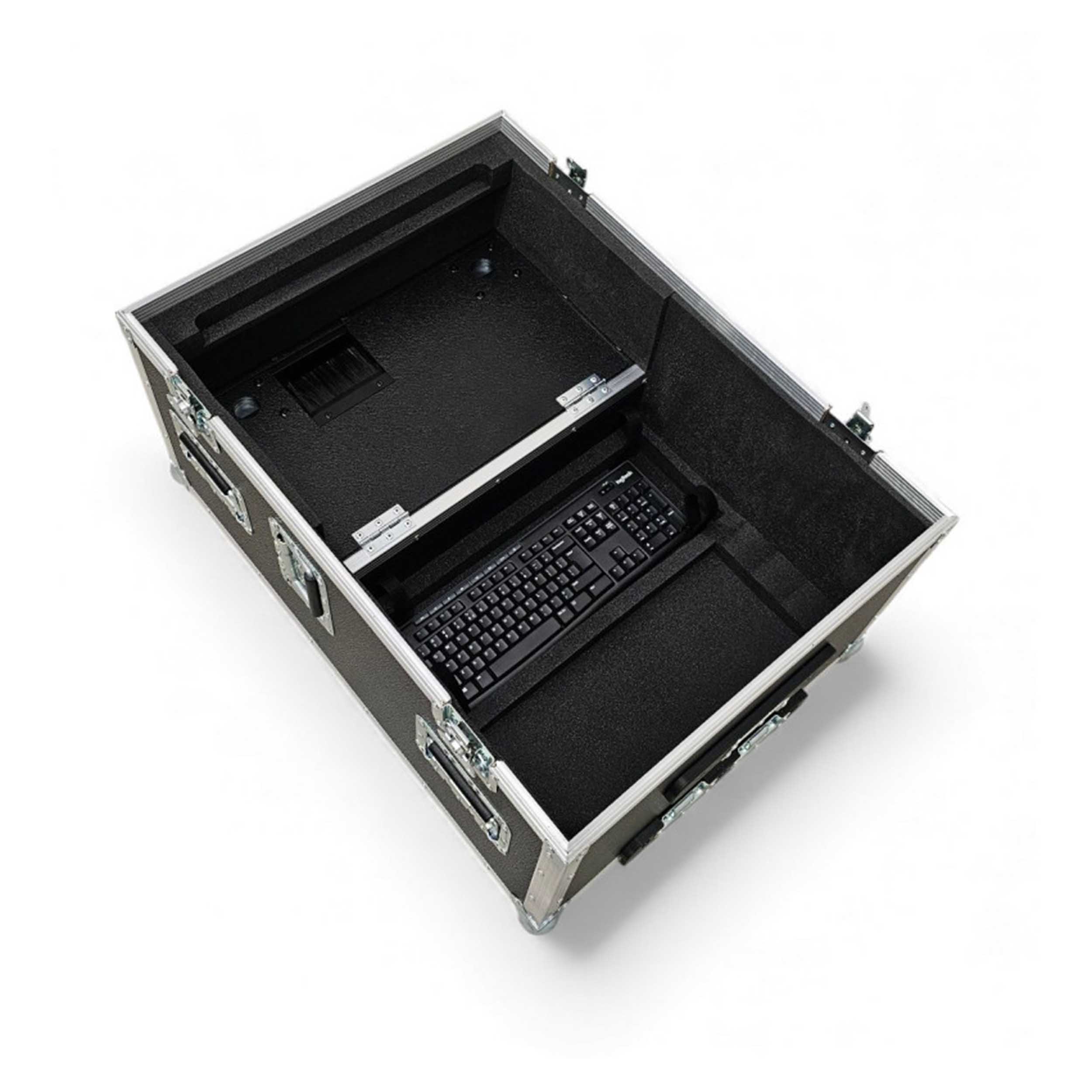 DiGiCo FC-Q112-SKB Flight Case with Pullout Keyboard on Casters for Q112 Console