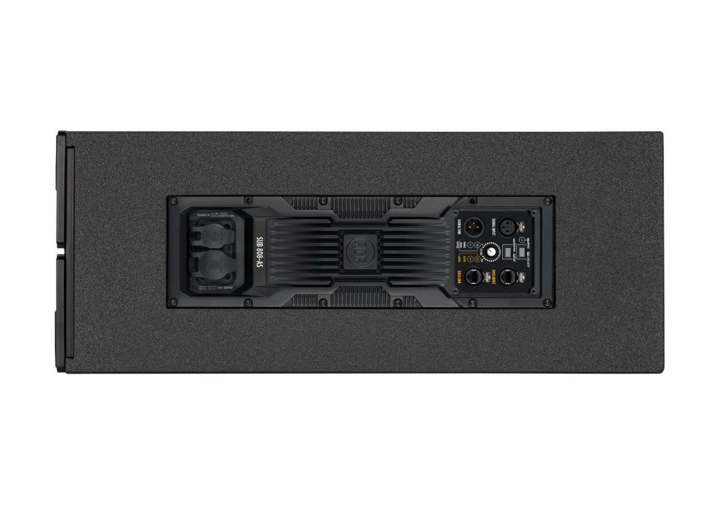 RCF SUB 808-AS Subwoofer Actif Double 8" 2000W Haute Performance - Noir