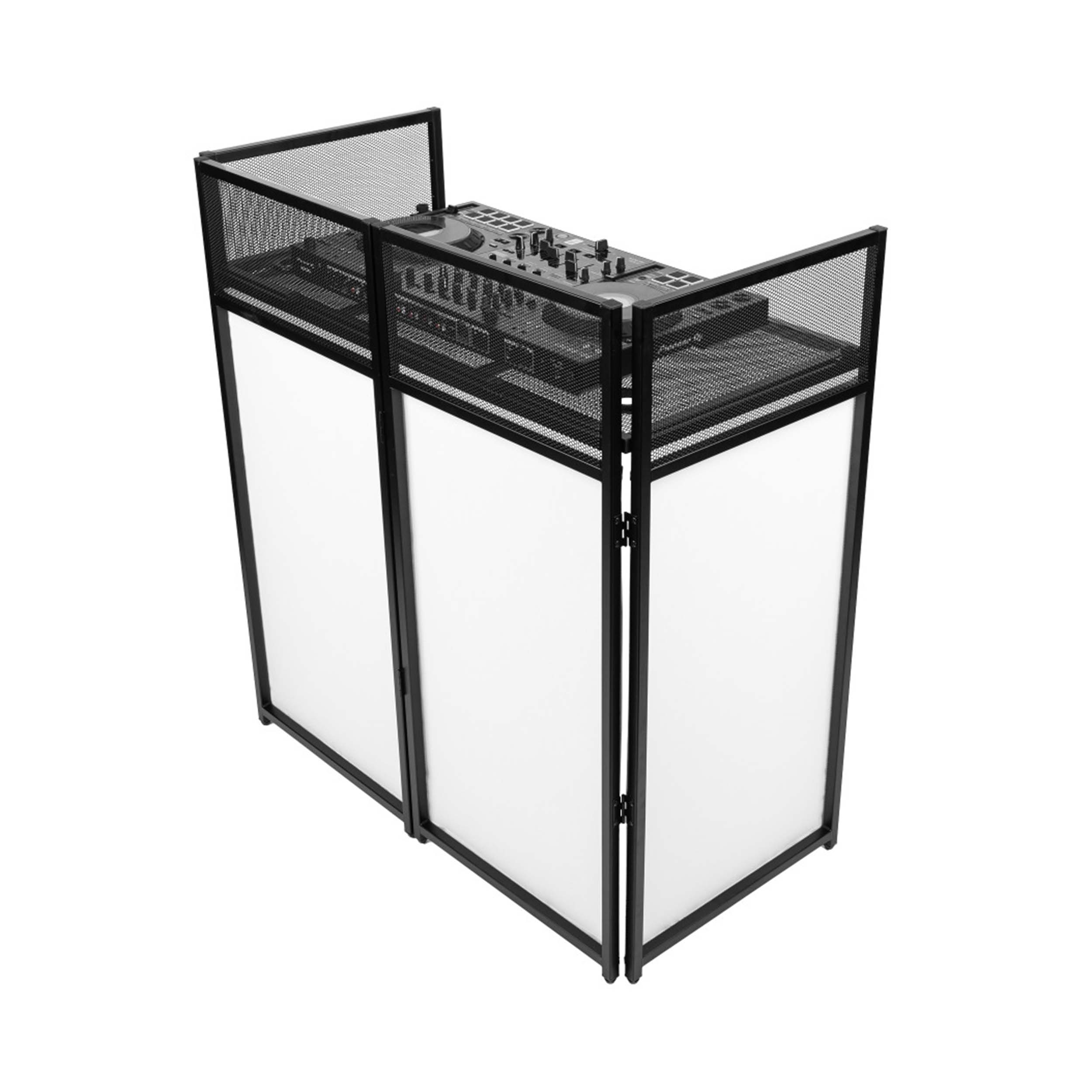 Gator GFW-DJFACADE Collapsible DJ Facade with Black and White Scrims and Carry Bag