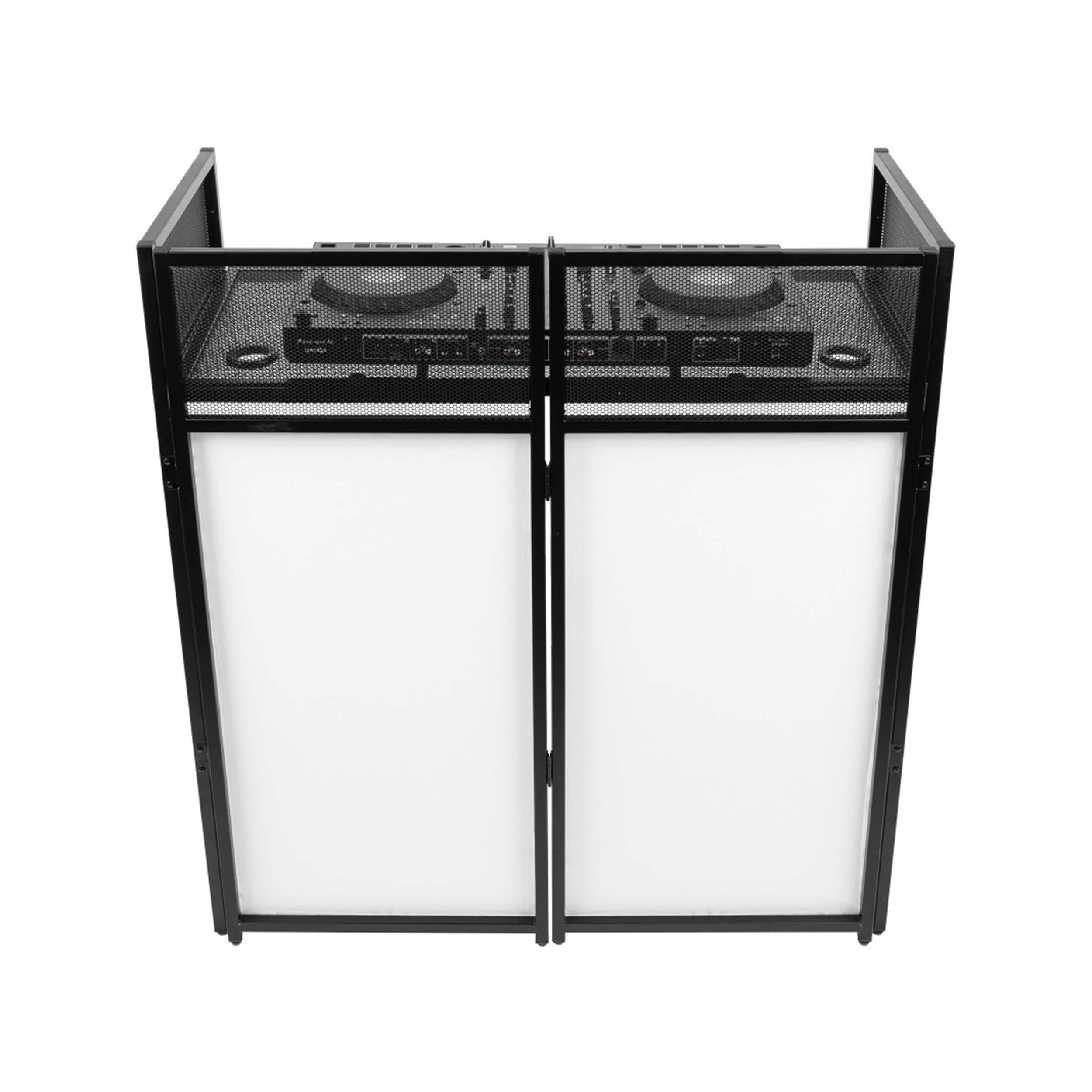 Gator GFW-DJFACADE Collapsible DJ Facade with Black and White Scrims and Carry Bag