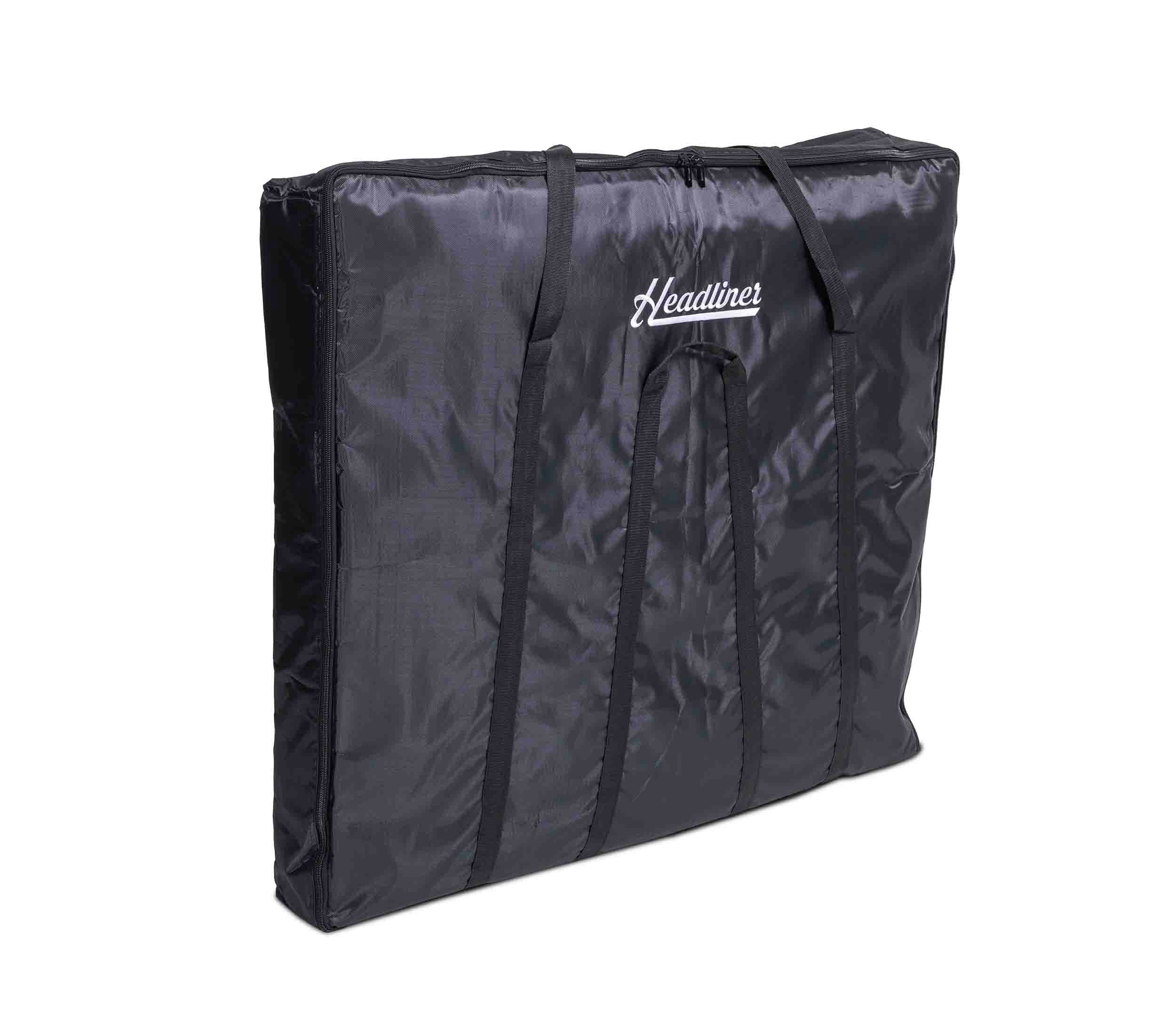 Headliner HL30080 Solana Portable DJ Booth with Carry Bag - Black