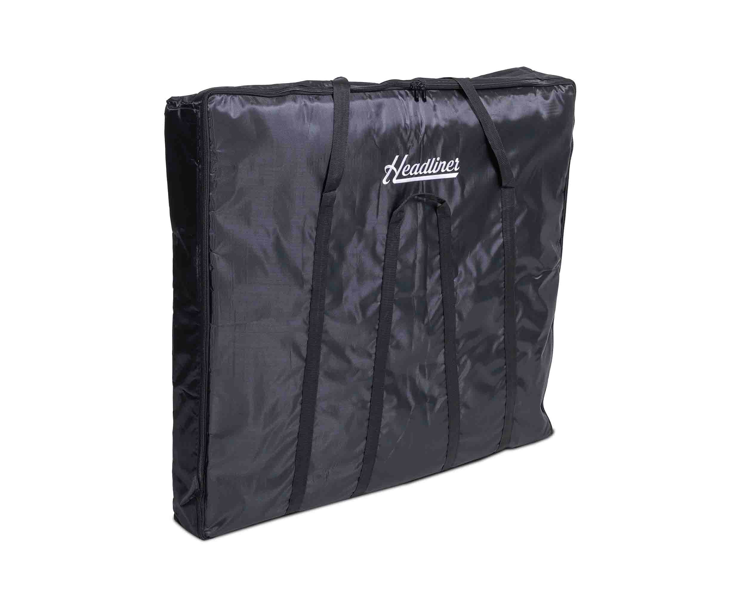 Headliner HL30081 Solana Portable DJ Booth with Carry Bag - White