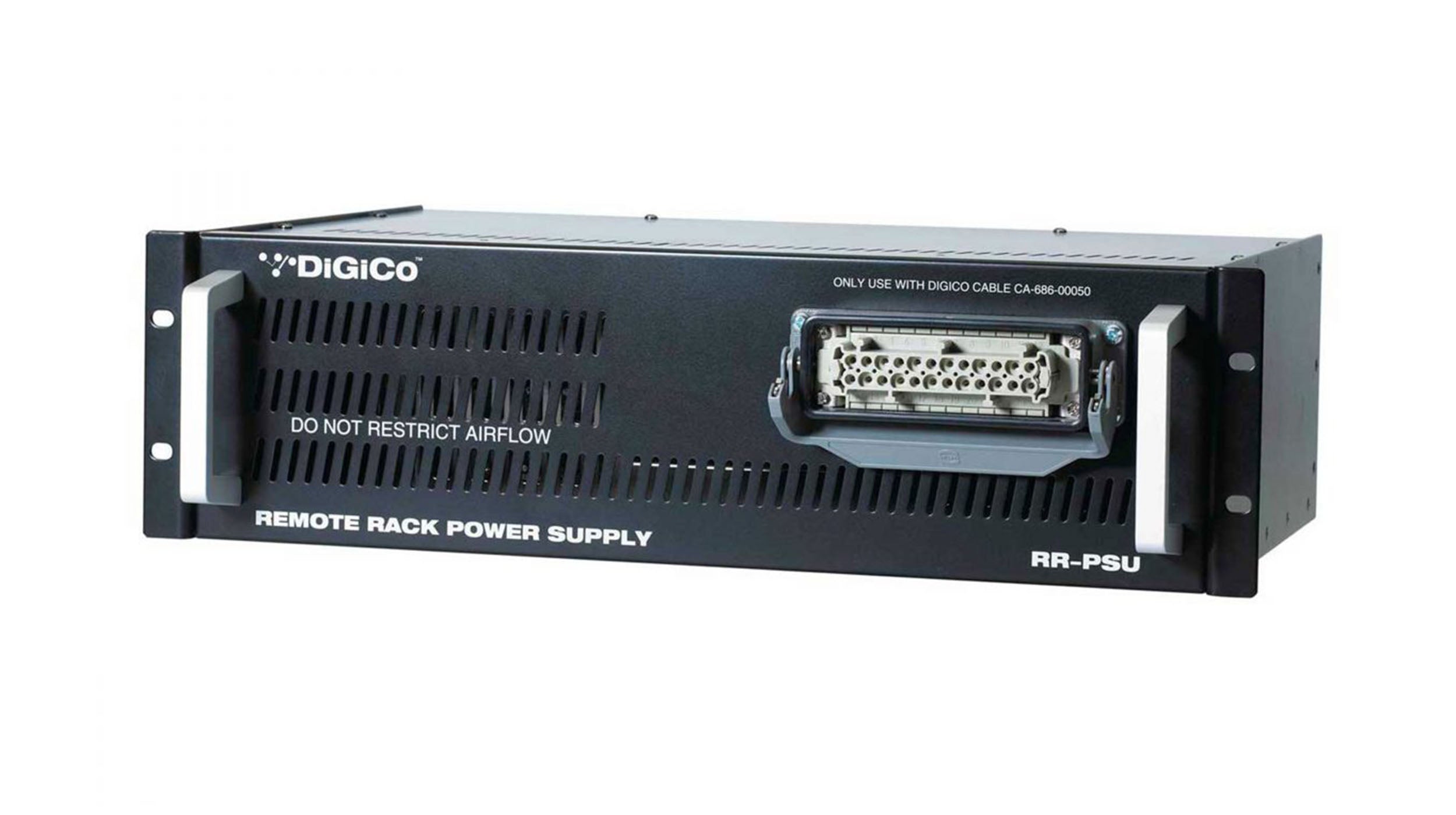 DiGiCo MOD-SDRR-PSU, 3U Rackmount Module with Two PSU Sockets for SD10, SD8, SD9