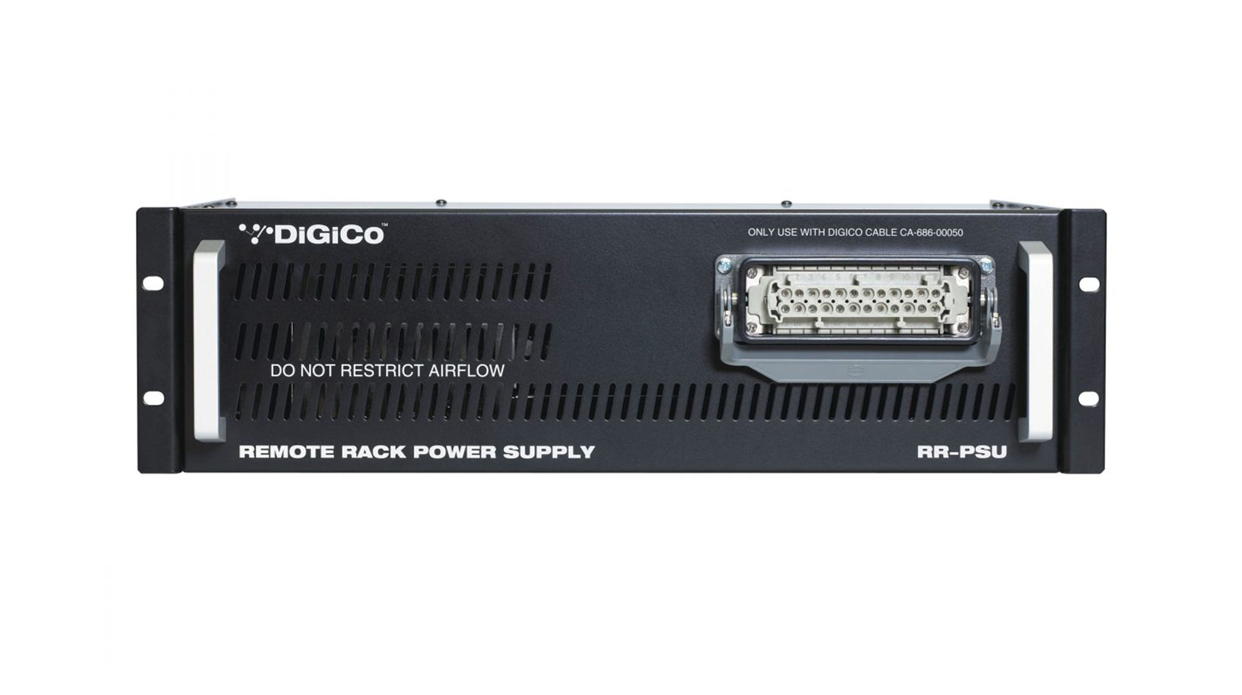 DiGiCo MOD-SDRR-PSU, 3U Rackmount Module with Two PSU Sockets for SD10, SD8, SD9