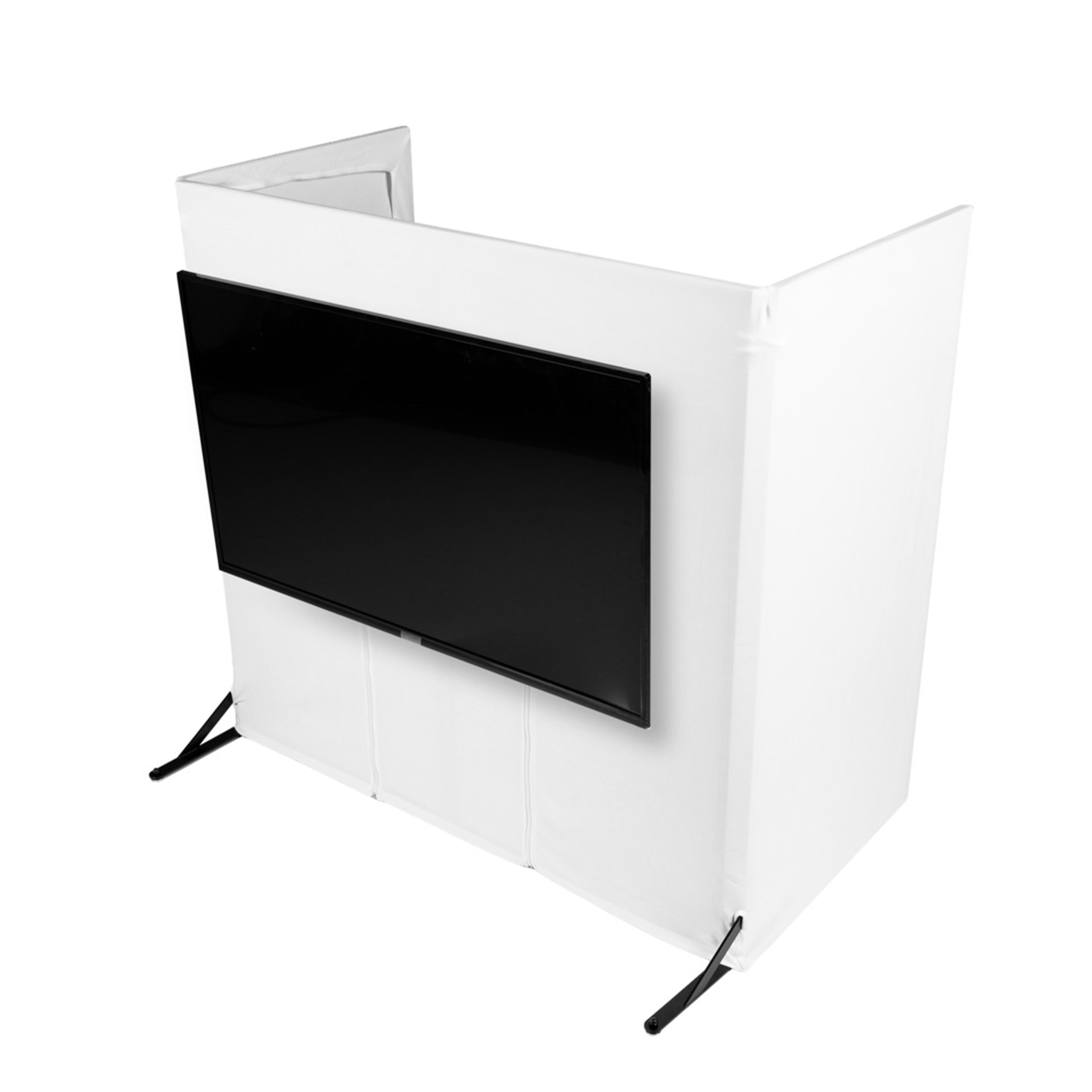 Gator GFW-DJFACADE-TVM Collapsible DJ Facade with TV Mount and Carrying Bag