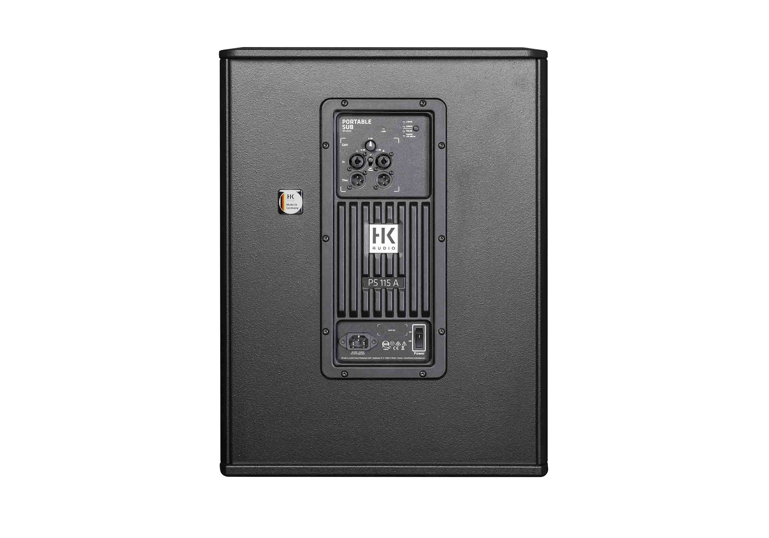 HK Audio PS-115-A-U 15" Active Powered Subwoofer with 24-Bit DSP - 1400W