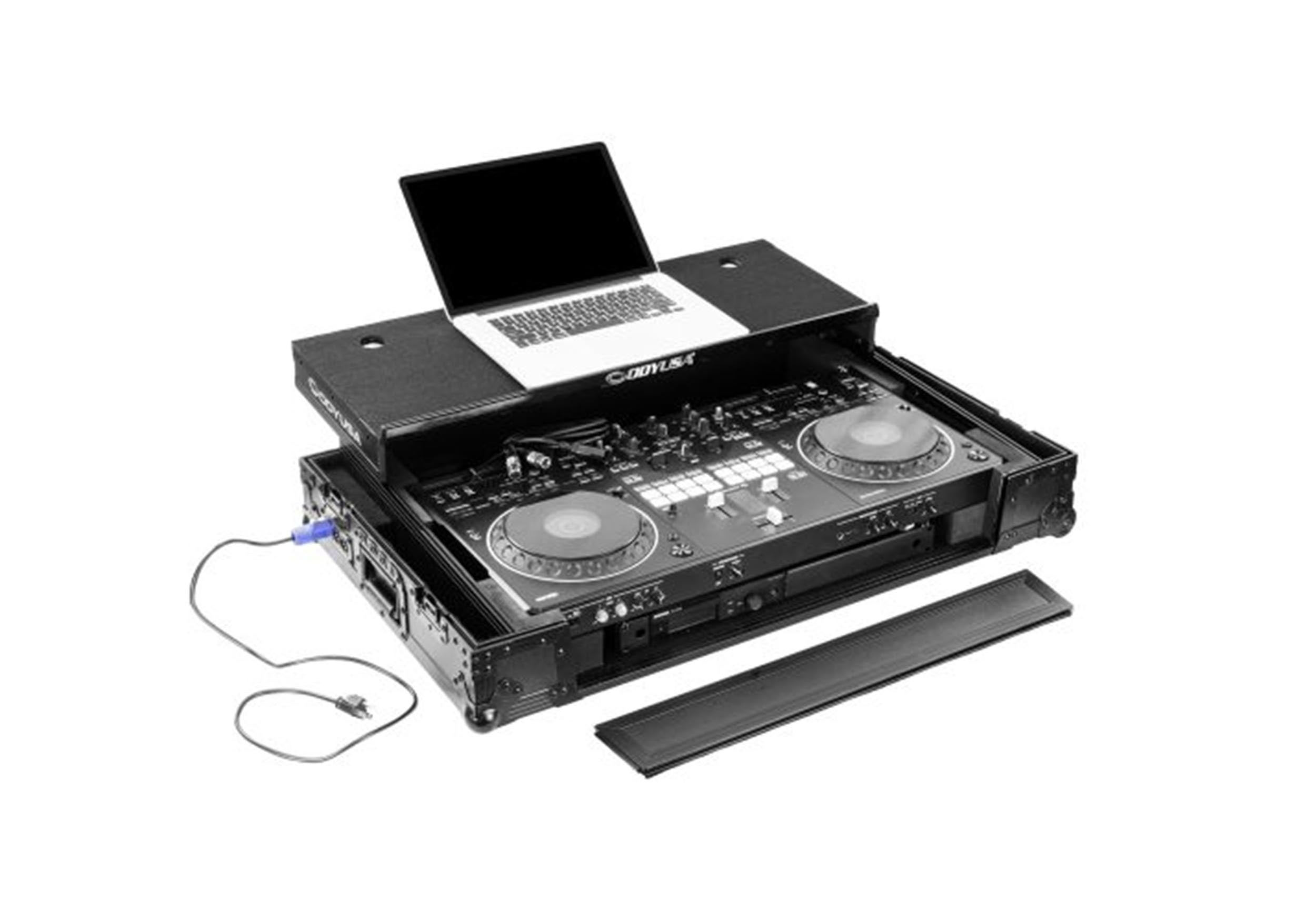 Odyssey FPR-GSREV5W1UBL Performance Ready Series 1U Flight Case with Wheels for Pioneer DJ DDJ-REV5 Controller - Black