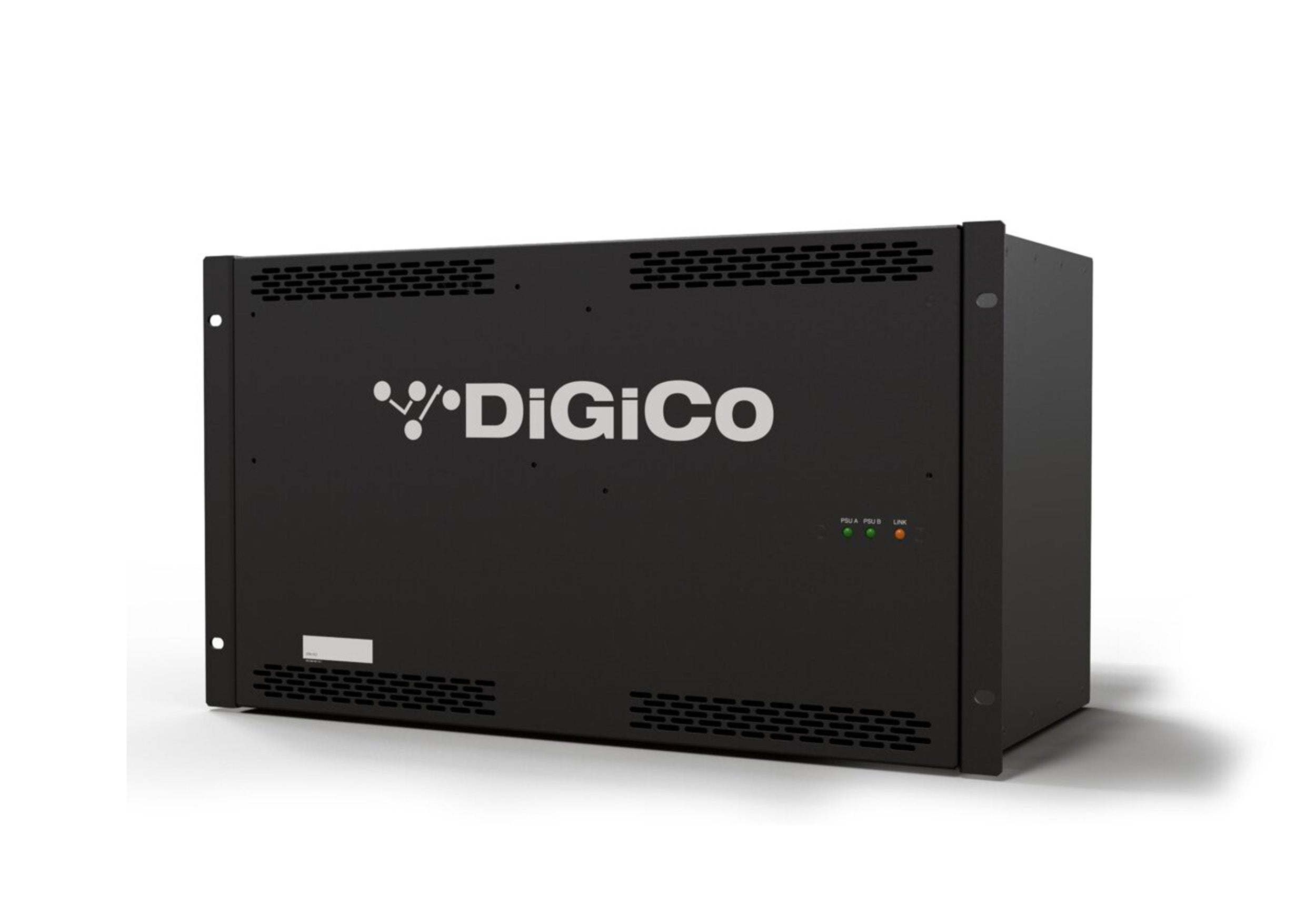 DiGiCo X-DQ-RACK 6U Dante Stage Rack with 48 Mic Input - DANTE only