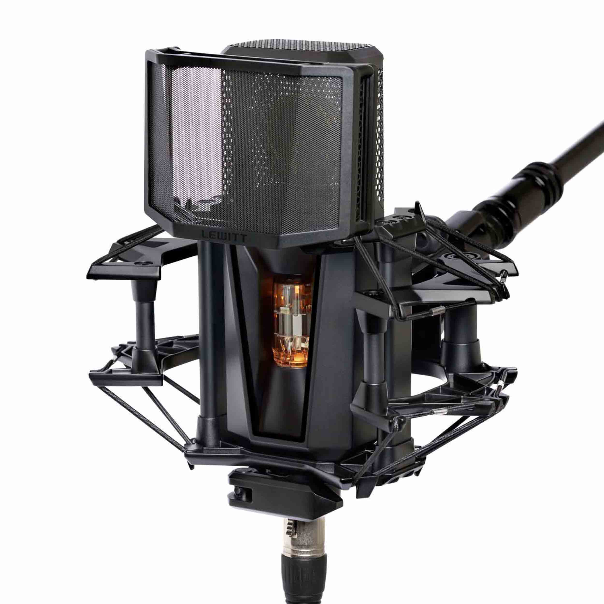 Lewitt PURETUBE Studio Set Cardioid Tube Microphone with Shockmount and Pop Filter