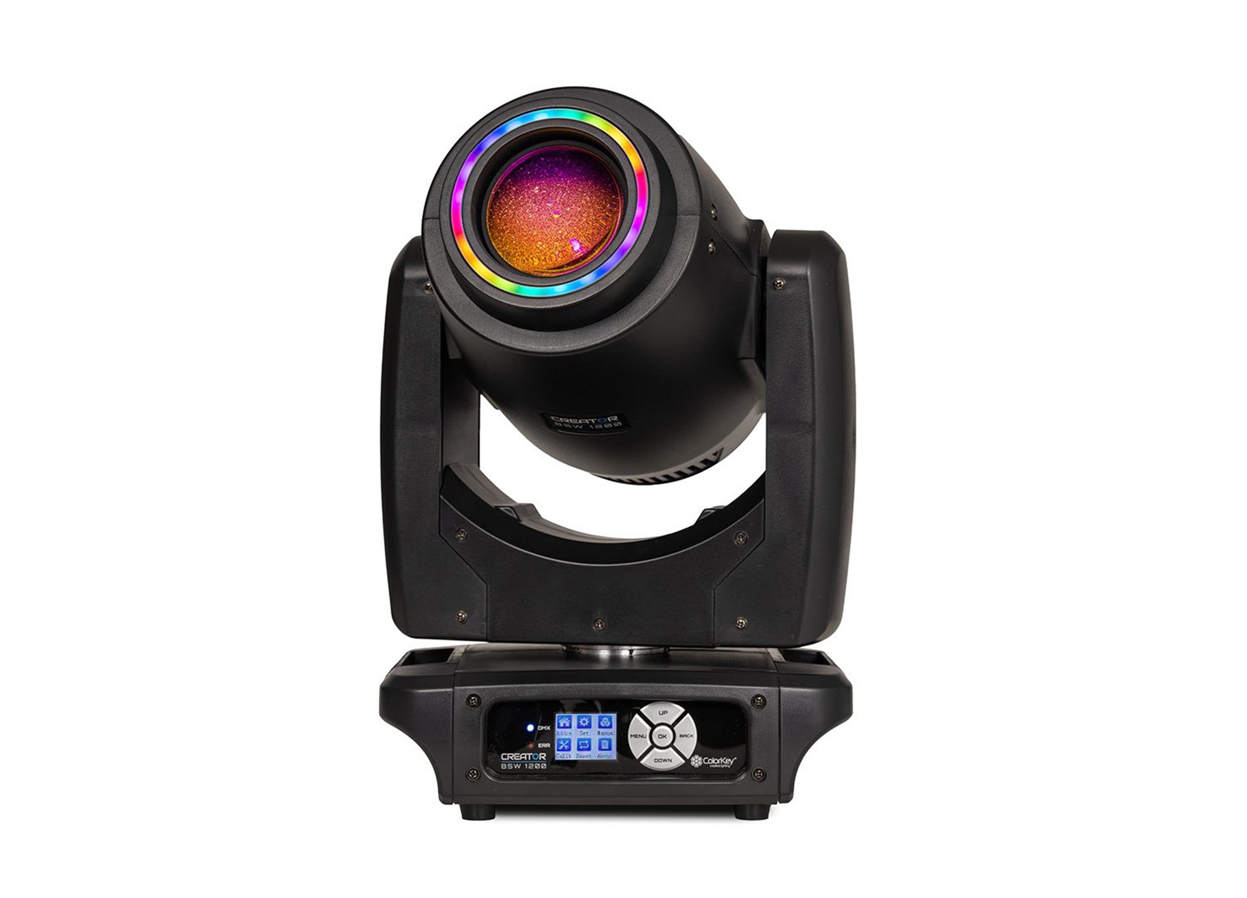 ColorKey CKU-5100 Creator BSW 1200, 200W LED Hybrid Beam Spot Wash Moving Head with RGB Halo