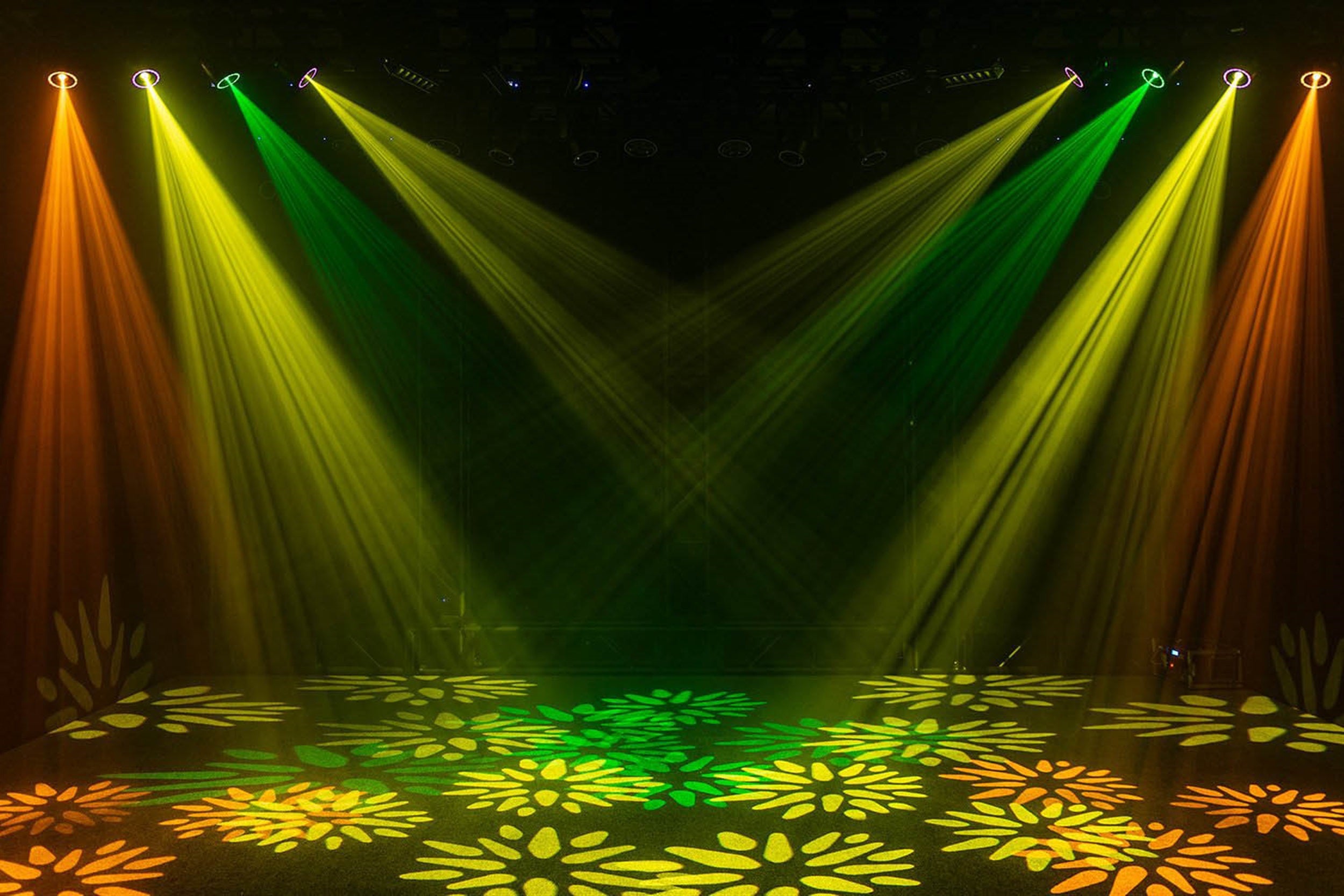 ColorKey CKU-5100 Creator BSW 1200, 200W LED Hybrid Beam Spot Wash Moving Head with RGB Halo
