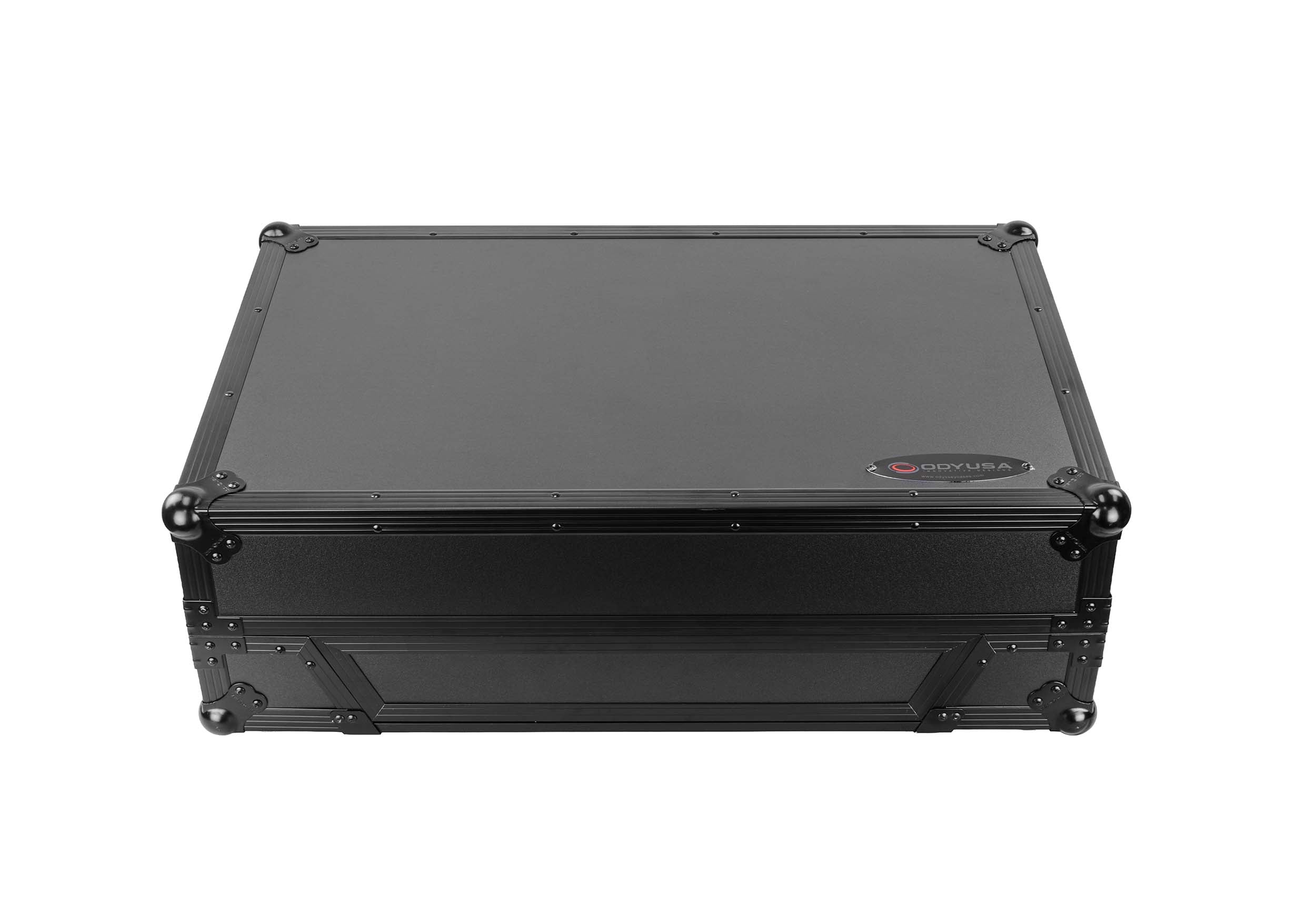 Odyssey FZGSXDJANW1BL Black Label 1U Flight Case with Glide Style Laptop Platform