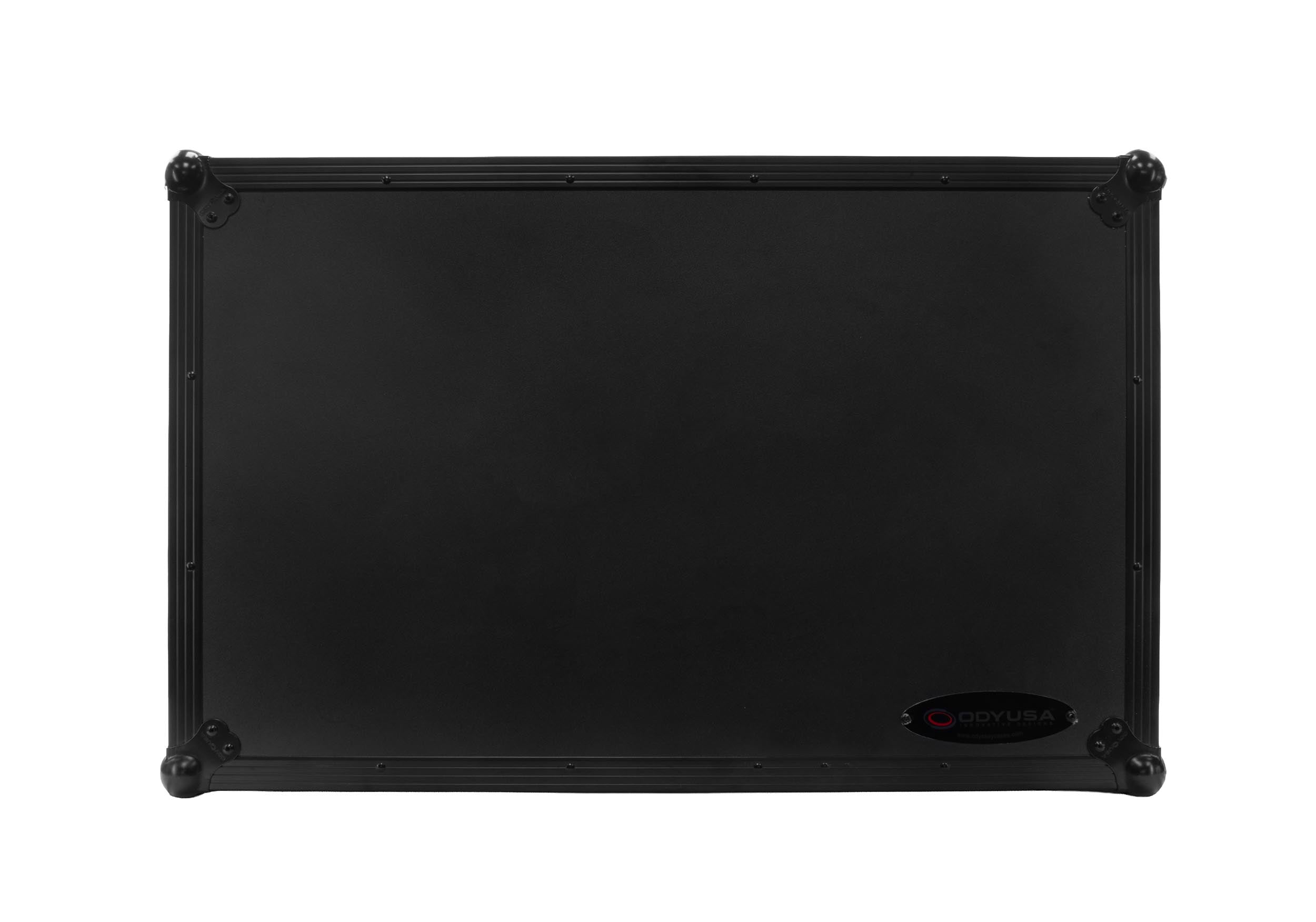 Odyssey FZGSXDJANW1BL Black Label 1U Flight Case with Glide Style Laptop Platform