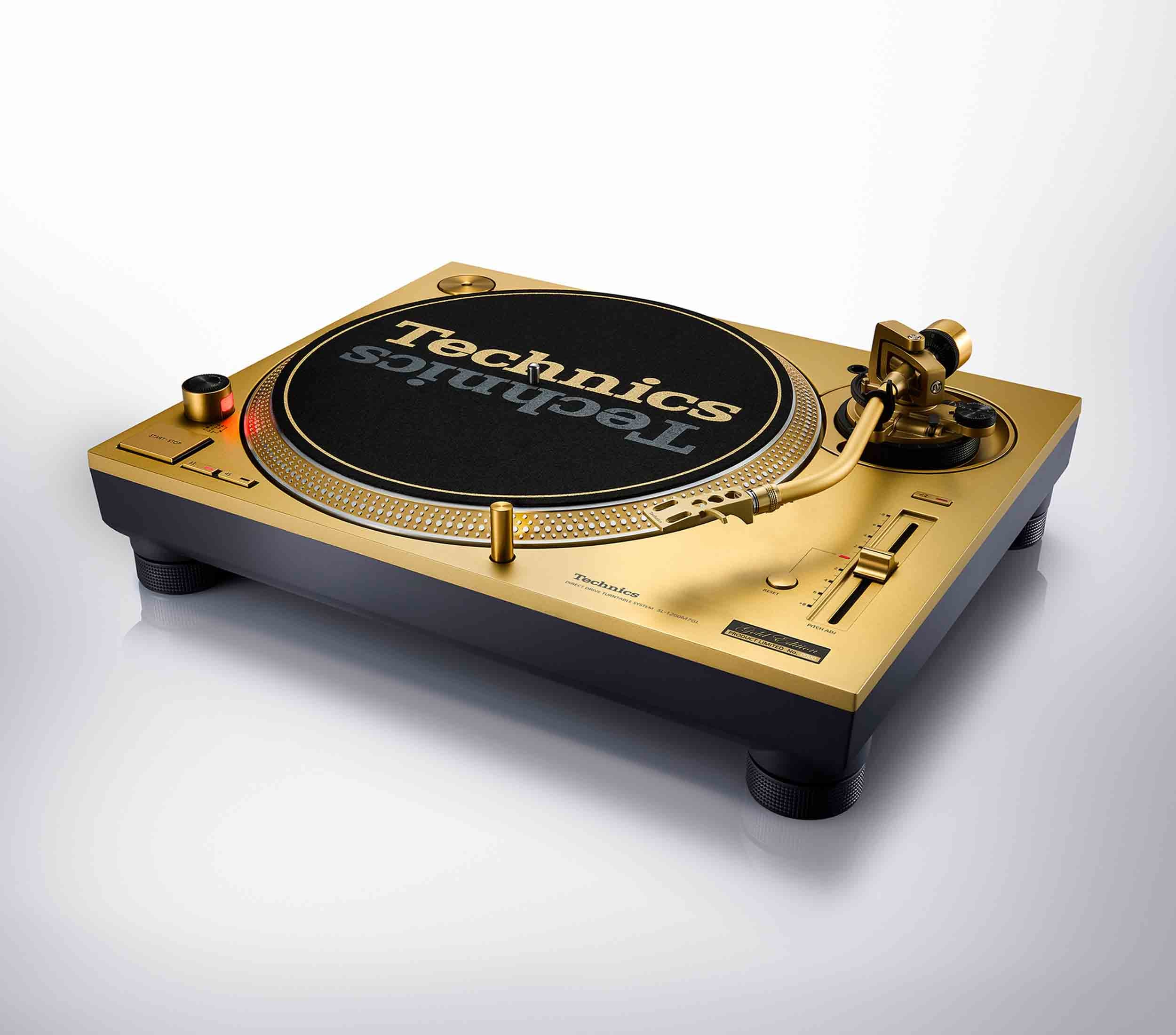 Technics SL-1200M7GL 55th Anniversary Gold Edition Direct Drive Turntable with 78 RPM